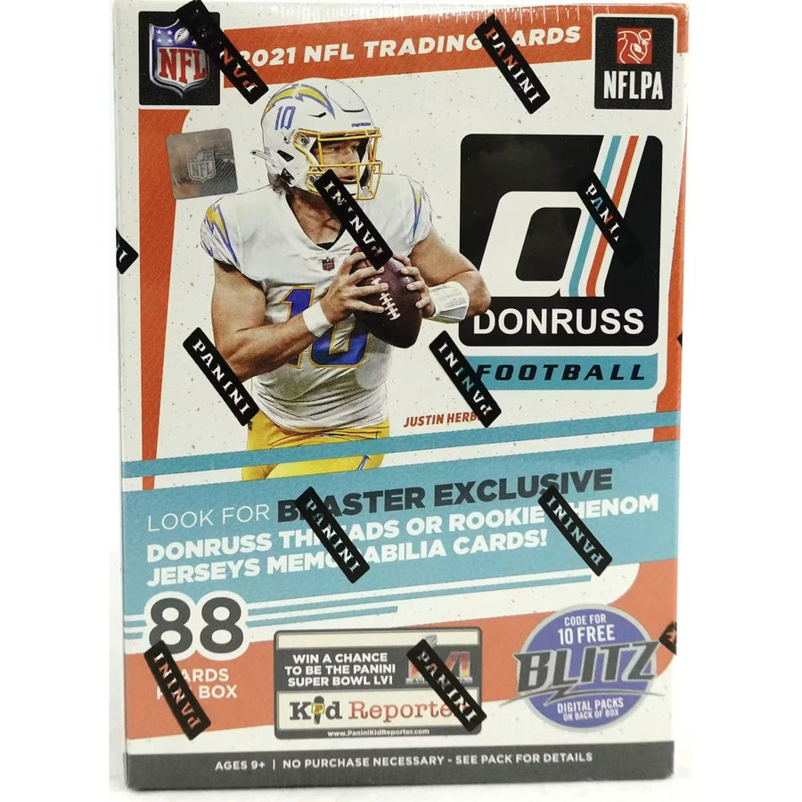 2021 Panini Donruss Football 11-Pack Blaster Box (Ships Sealed Only) - D