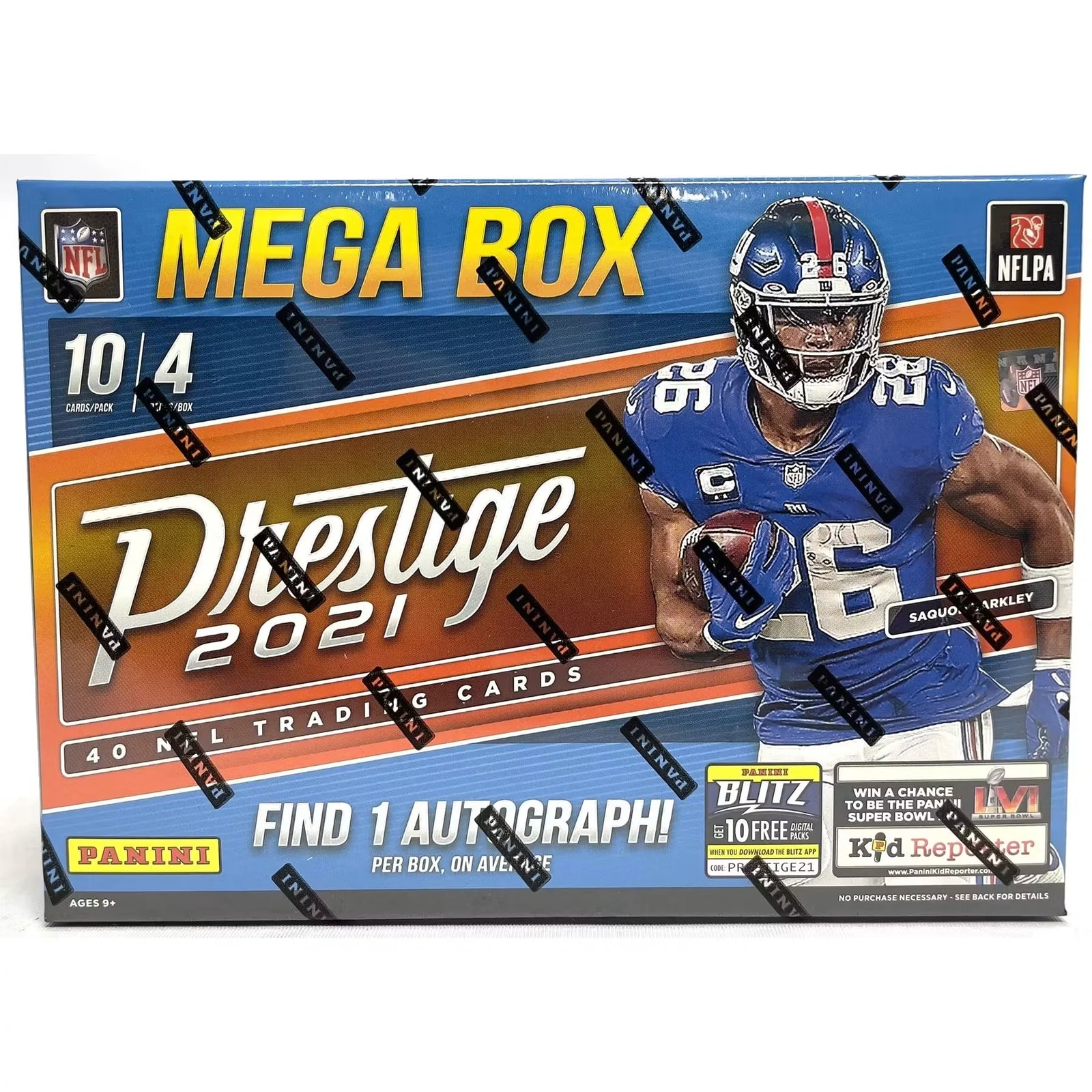 2021 Panini Prestige Football Mega Box | Hyper Parallels (Ships Sealed Only)
