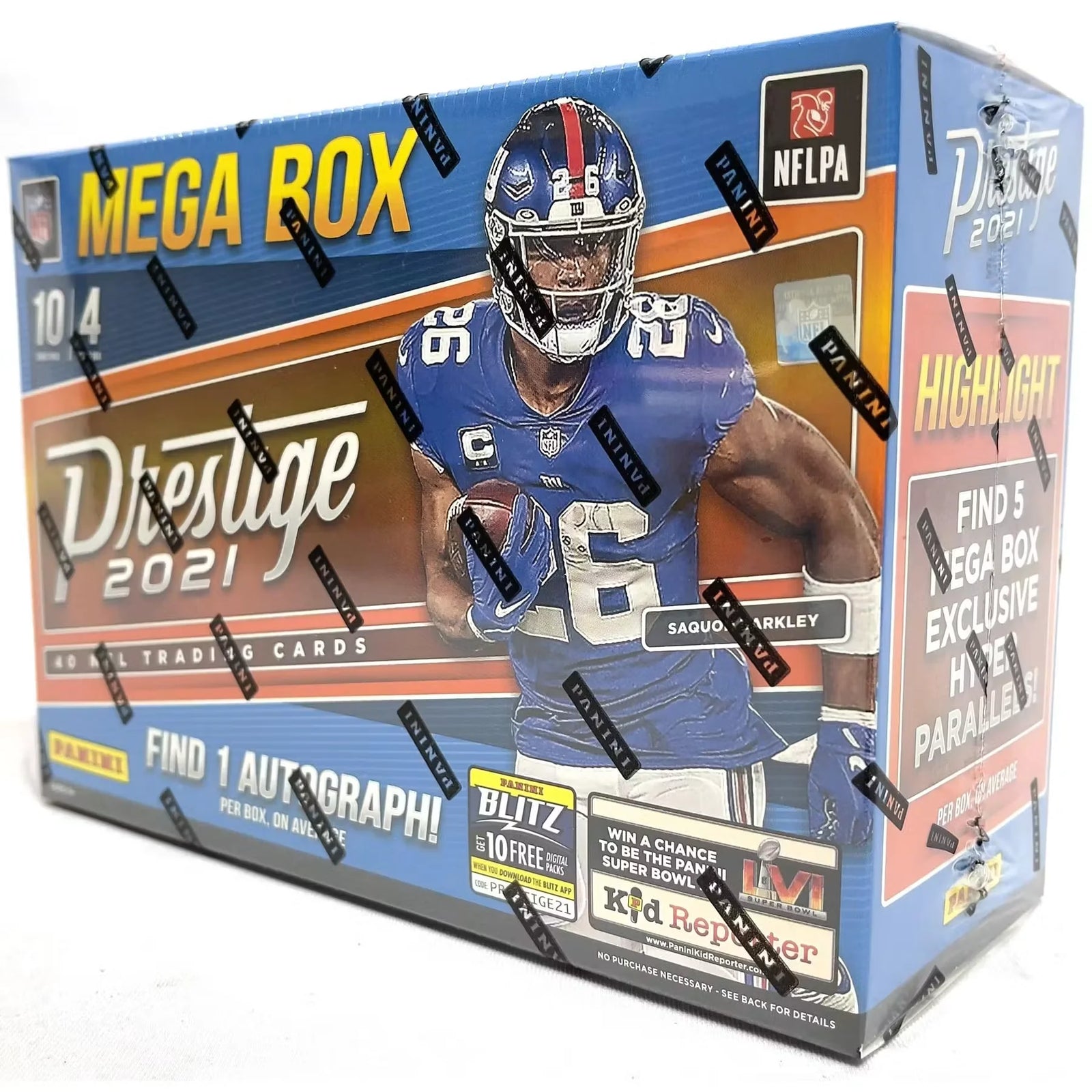 2021 Panini Prestige Football Mega Box | Hyper Parallels (Ships Sealed Only)
