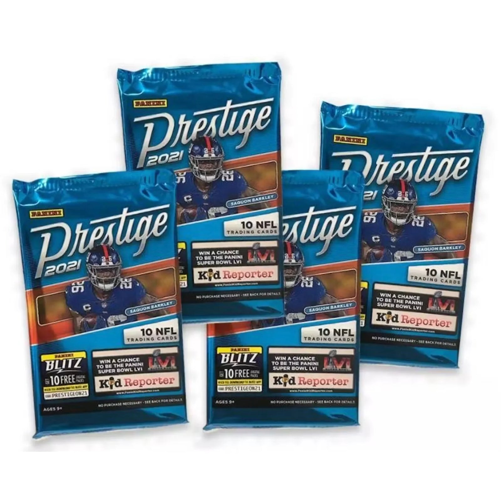 2021 Panini Prestige Football Mega Box | Hyper Parallels (Ships Sealed Only)