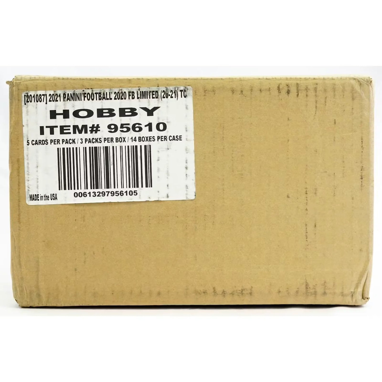 2020 Panini Limited Football Hobby 14-Box Case (Ships Sealed Only) - D