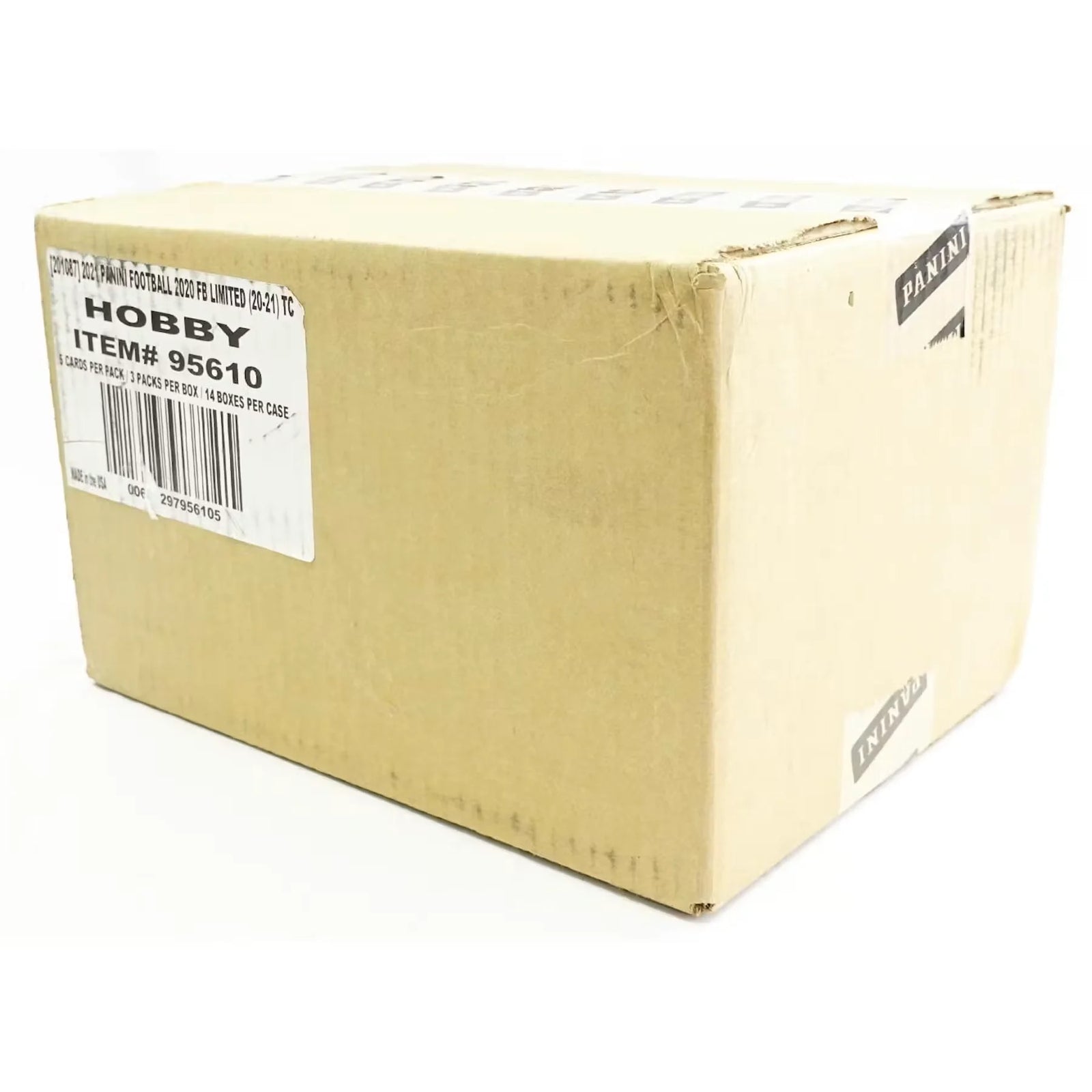 2020 Panini Limited Football Hobby 14-Box Case (Ships Sealed Only) - D