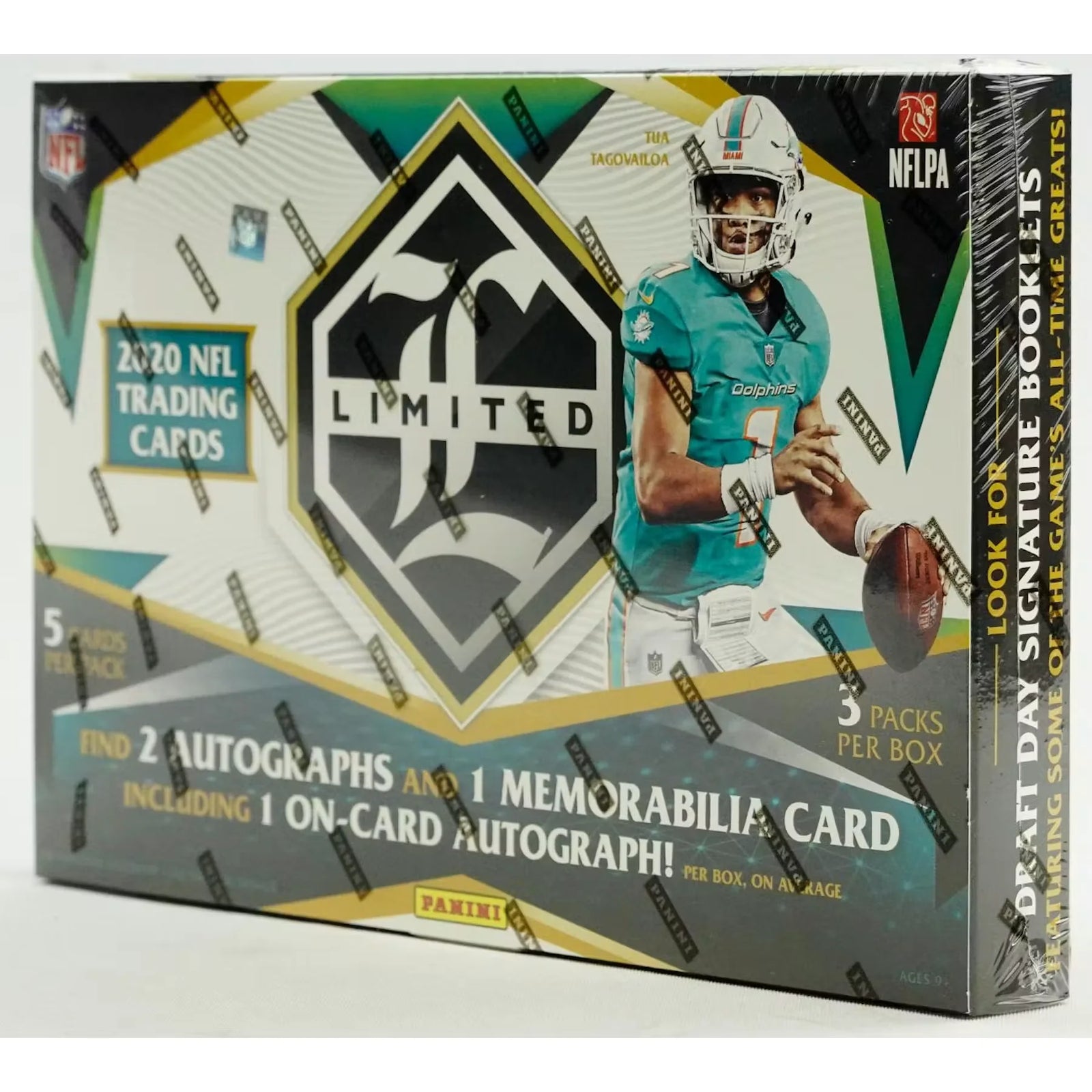2020 Panini Limited Football Hobby 14-Box Case (Ships Sealed Only) - D