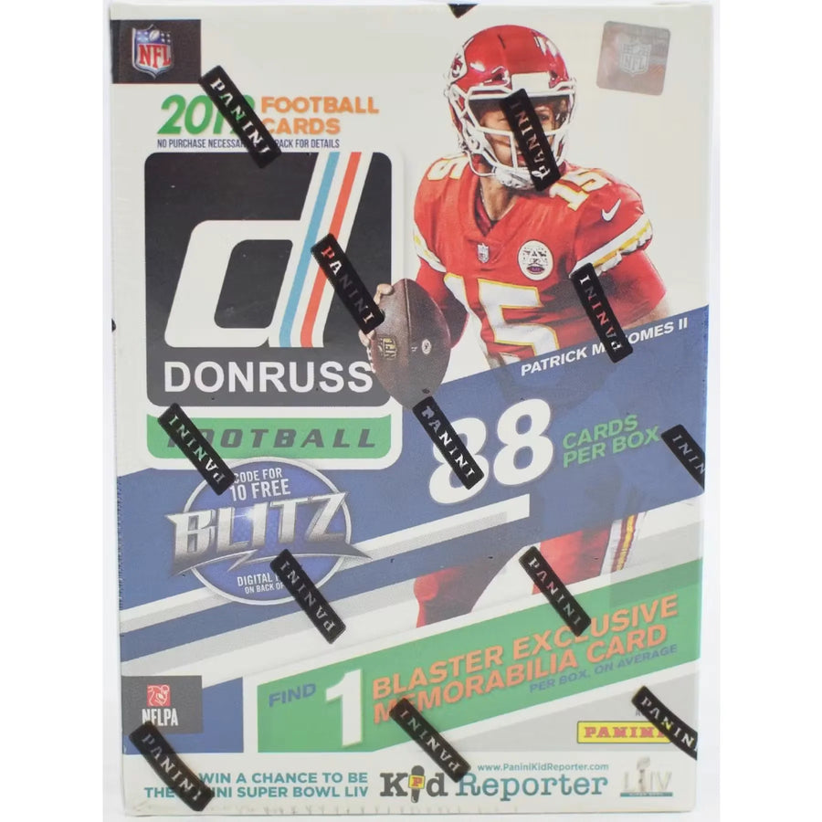 2019 Panini Donruss Football 11-Pack Blaster Box (Ships Sealed Only)