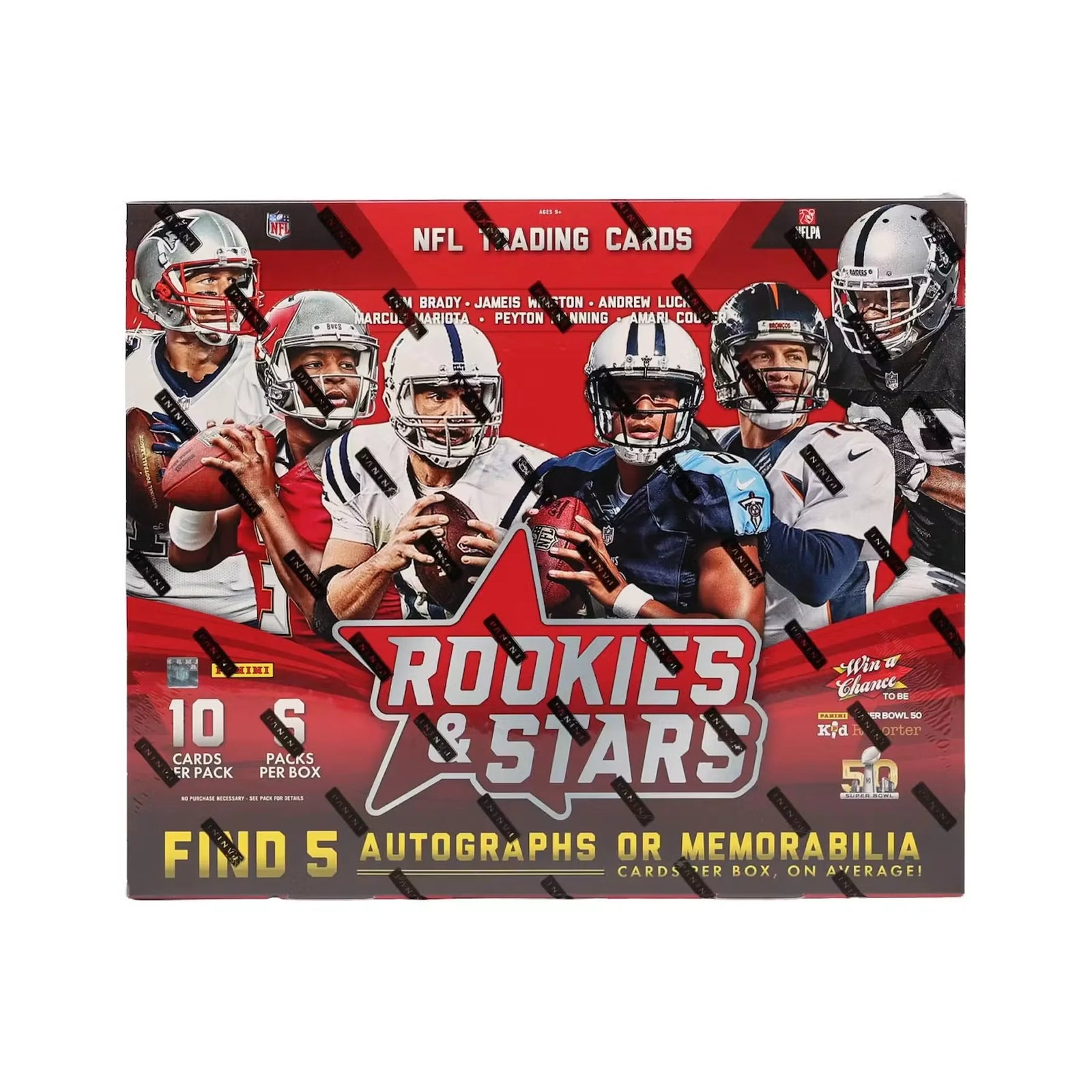 2015 Panini Rookies & Stars Longevity Football Hobby Box (Ships Sealed Only) - D