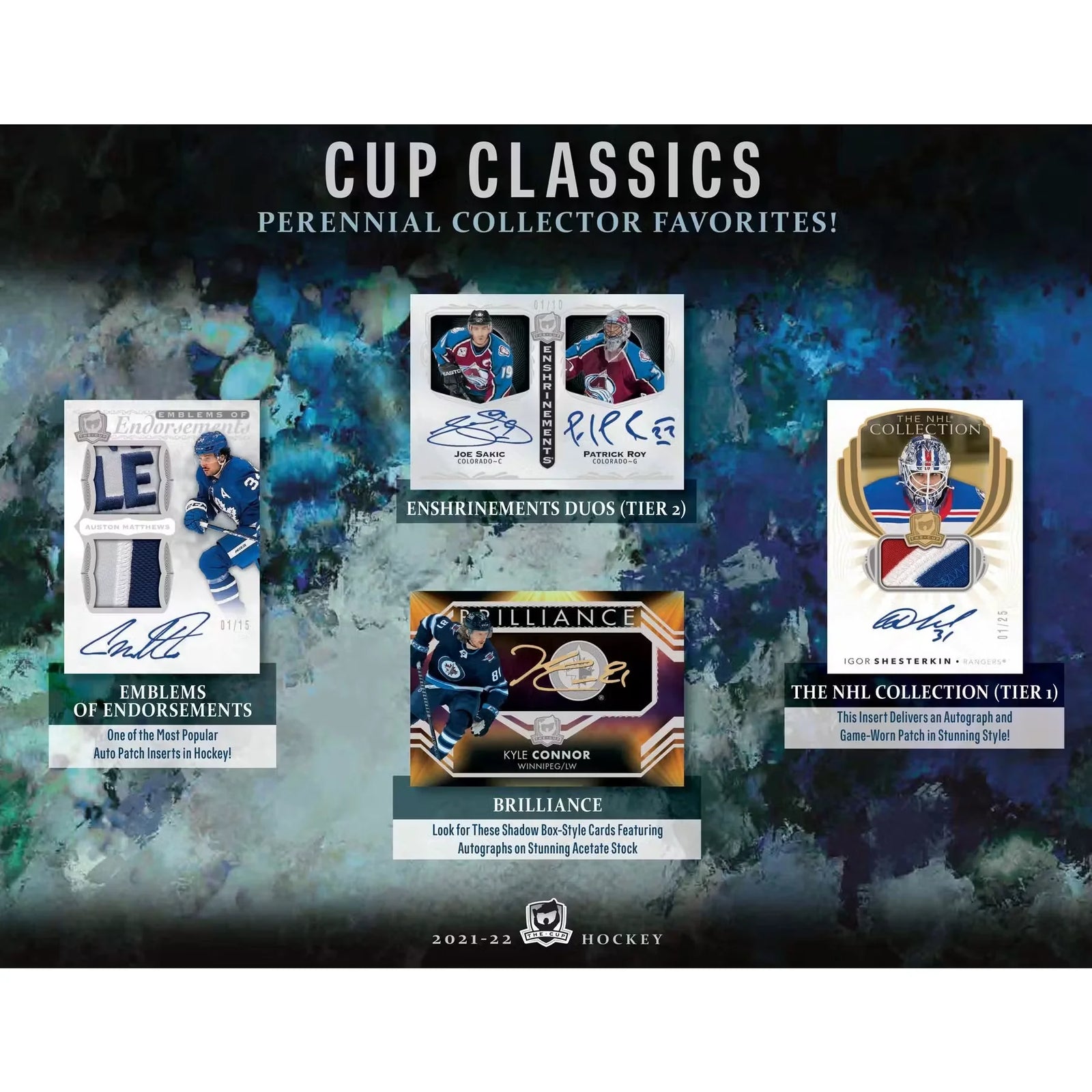2021-22 Upper Deck The Cup Hockey Hobby 6-Box Case (Ships Sealed Only)