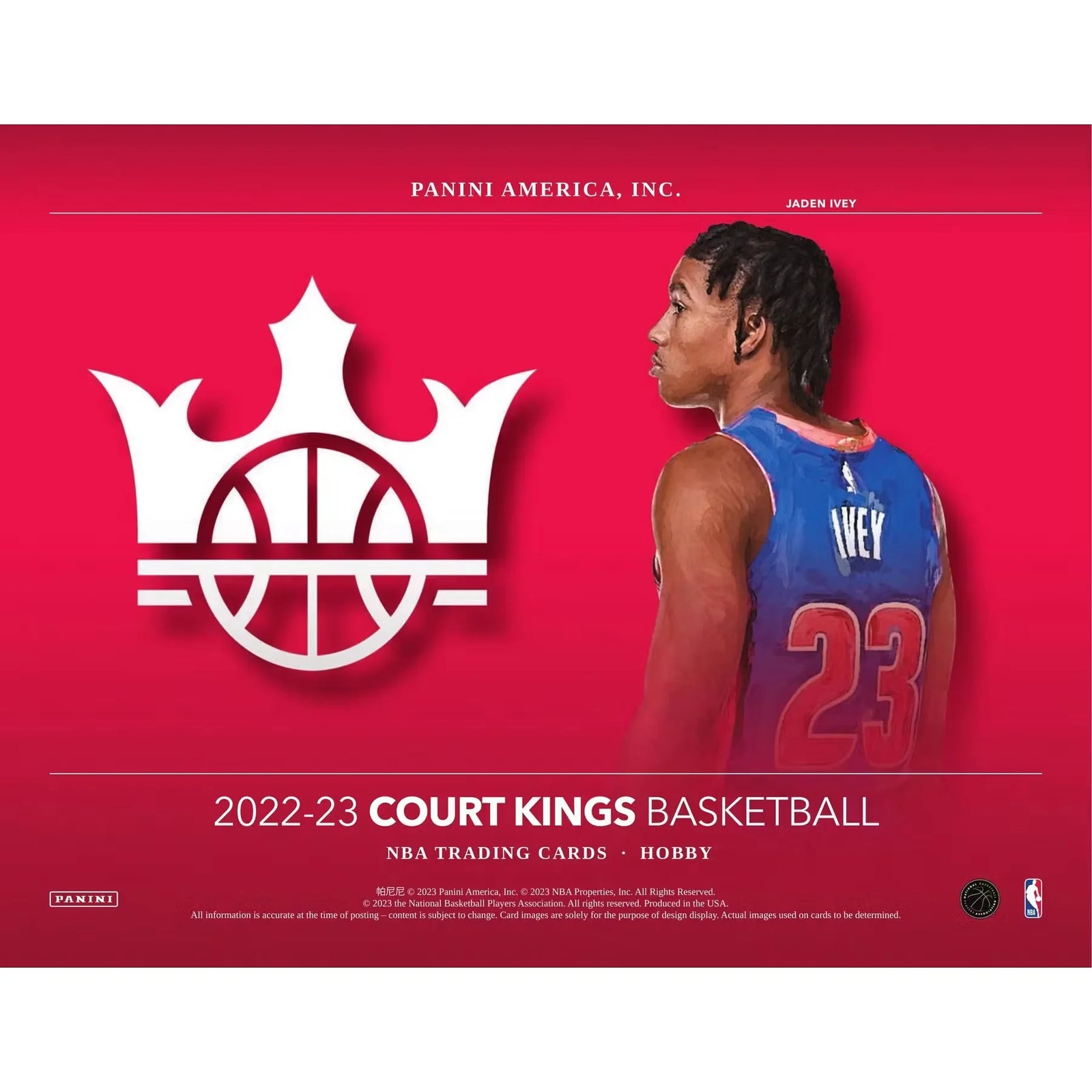 2022-23 Panini Court Kings Basketball Hobby 16-Box Case (Ships Sealed Only)