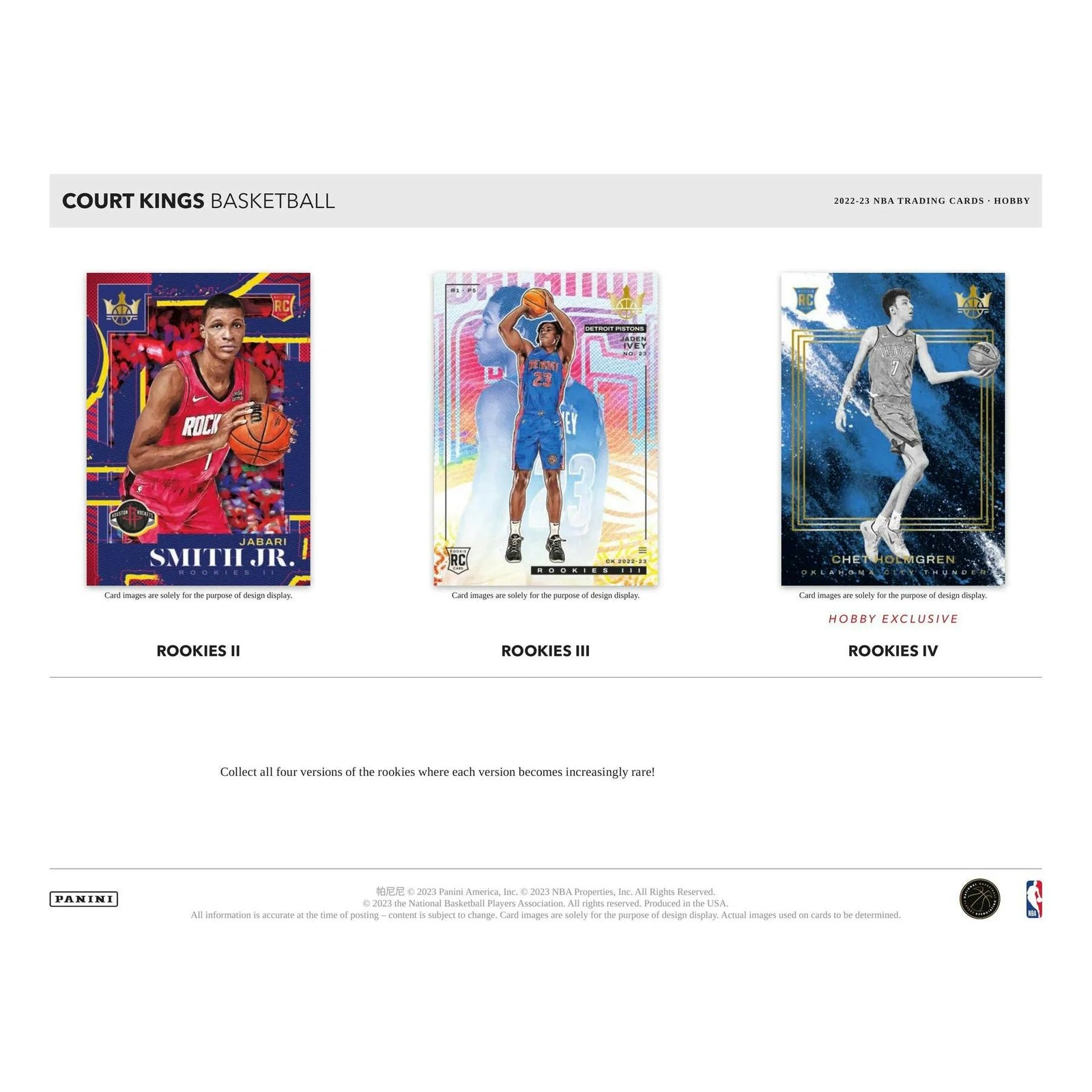 2022-23 Panini Court Kings Basketball Hobby 16-Box Case (Ships Sealed Only)