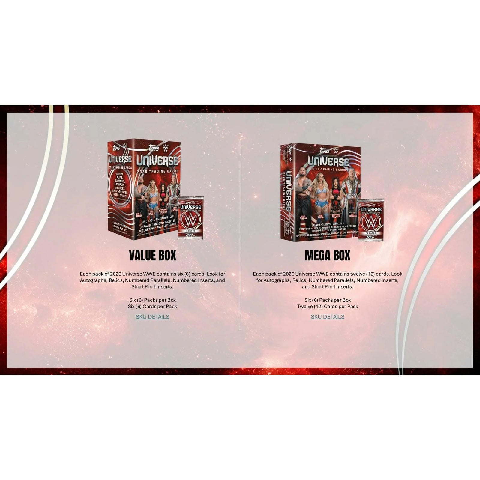 2026 Topps WWE Universe Wrestling Blaster 40-Box Case | Presell (Ships Sealed Only)