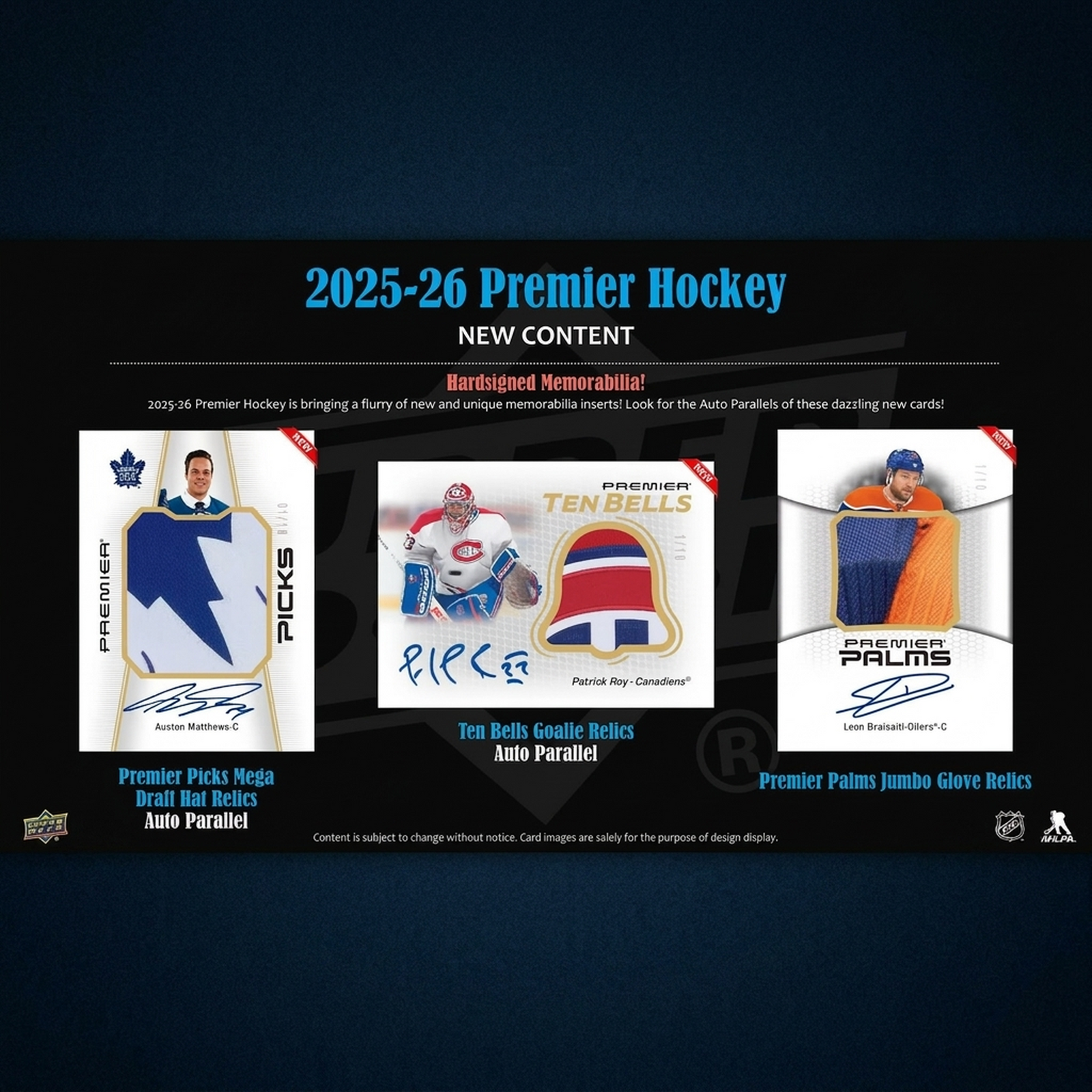 2025-26 Upper Deck Premier Hockey Hobby Box | Presell (Ships Sealed Only)