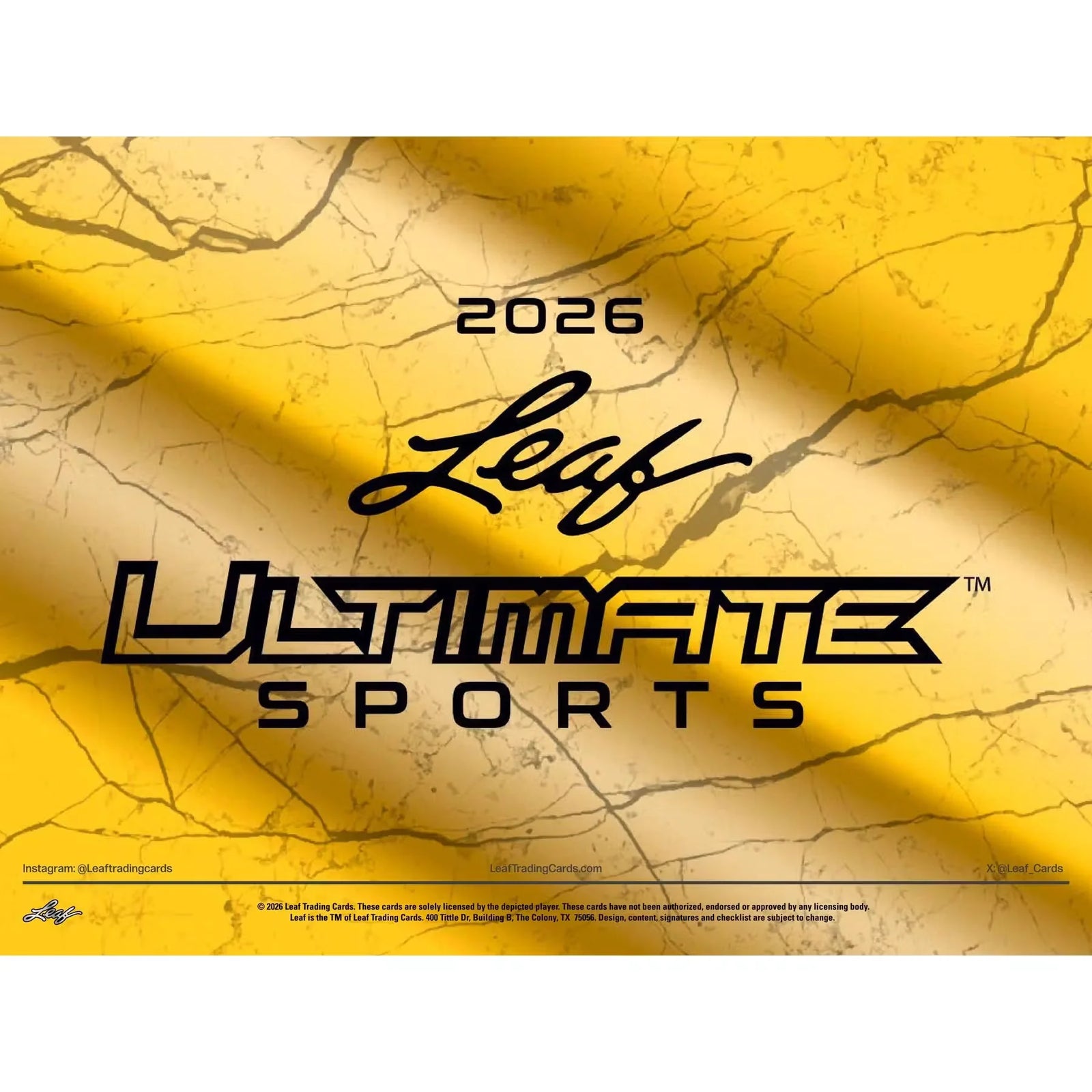 2026 Leaf Ultimate Sports Hobby 10-Box Case | Presell (Ships Sealed Only)