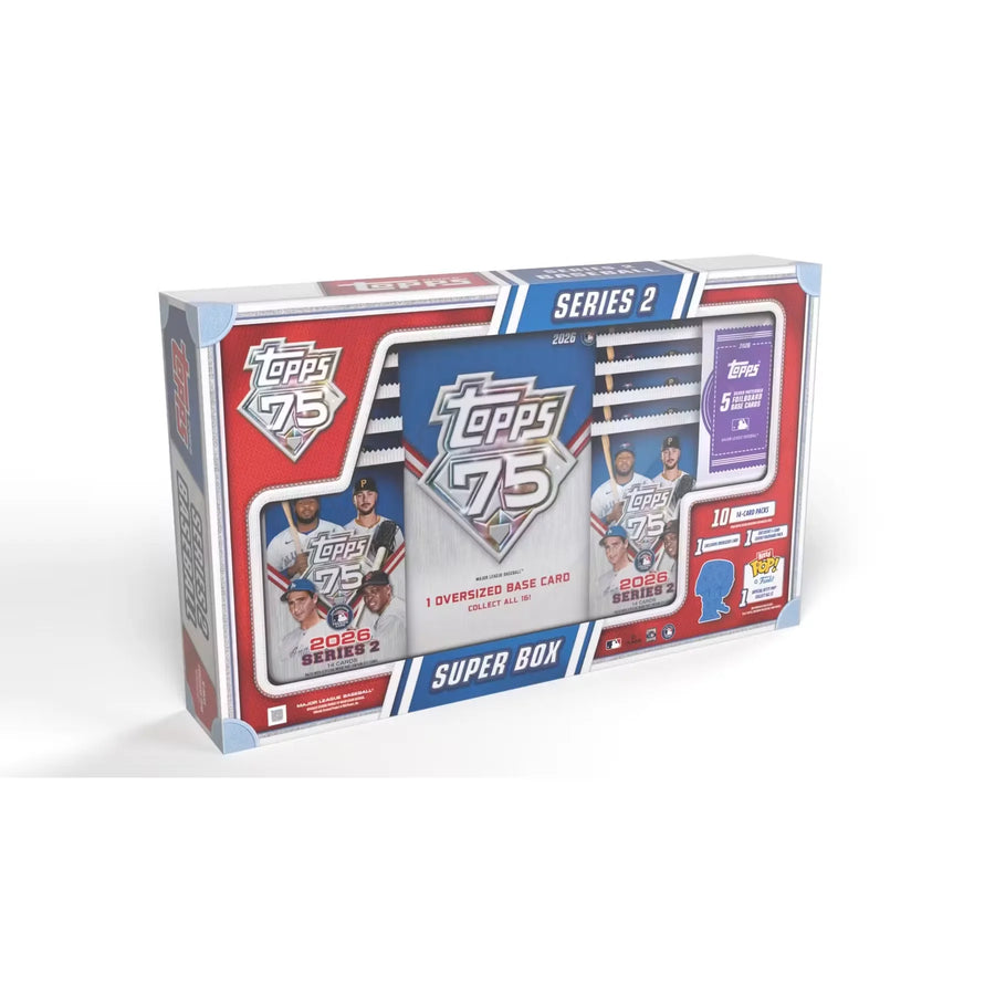 2026 Topps Series 2 Baseball Super 12-Box Case | 75th Anniversary (Ships Sealed Only)