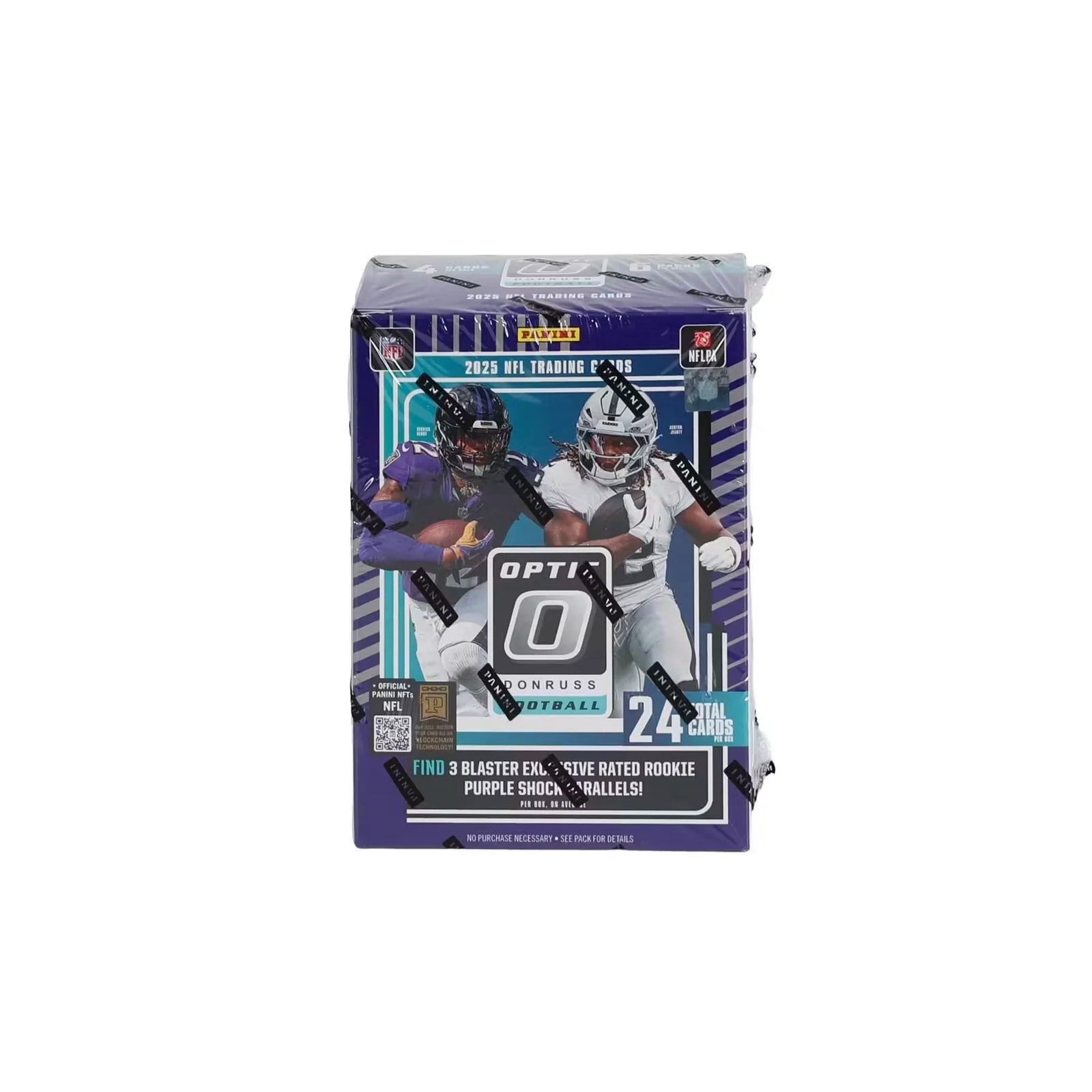2025 Panini Donruss Optic Football Blaster Box (Purple Shock Parallels!) (Ships Sealed Only) - D