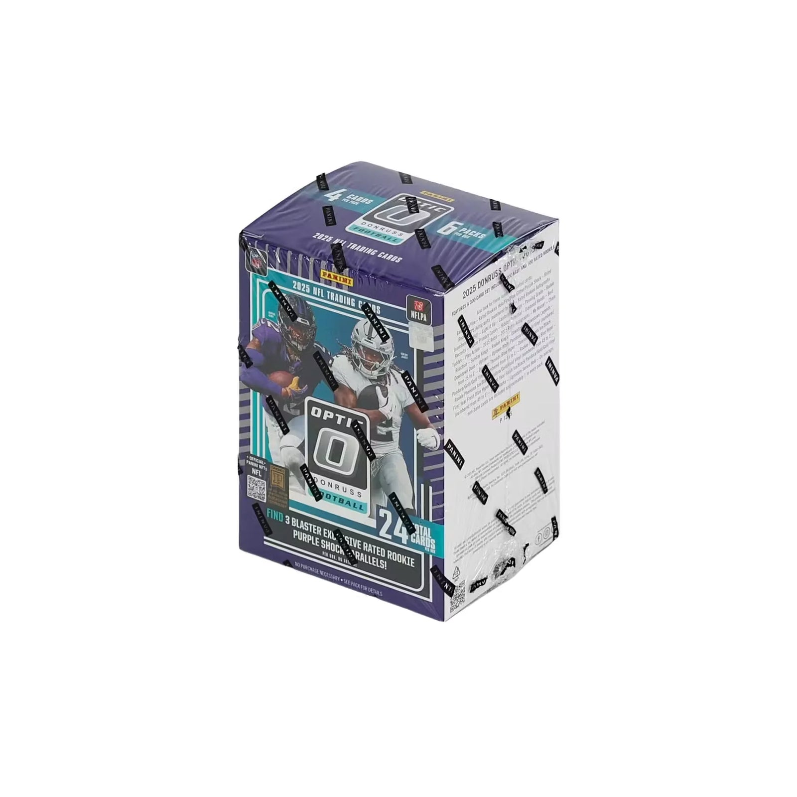 2025 Panini Donruss Optic Football Blaster Box (Purple Shock Parallels!) (Ships Sealed Only) - D