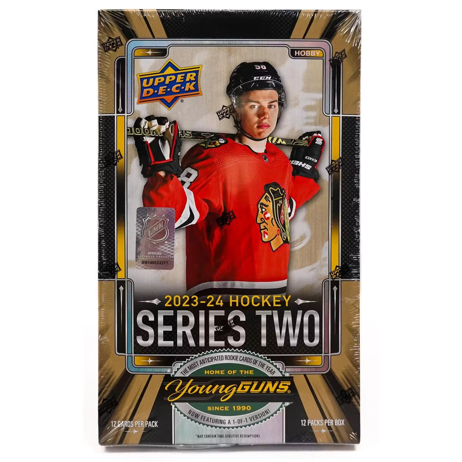 2023-24 Upper Deck Series 2 Hockey Hobby Box | 12 Packs (Ships Sealed Only)
