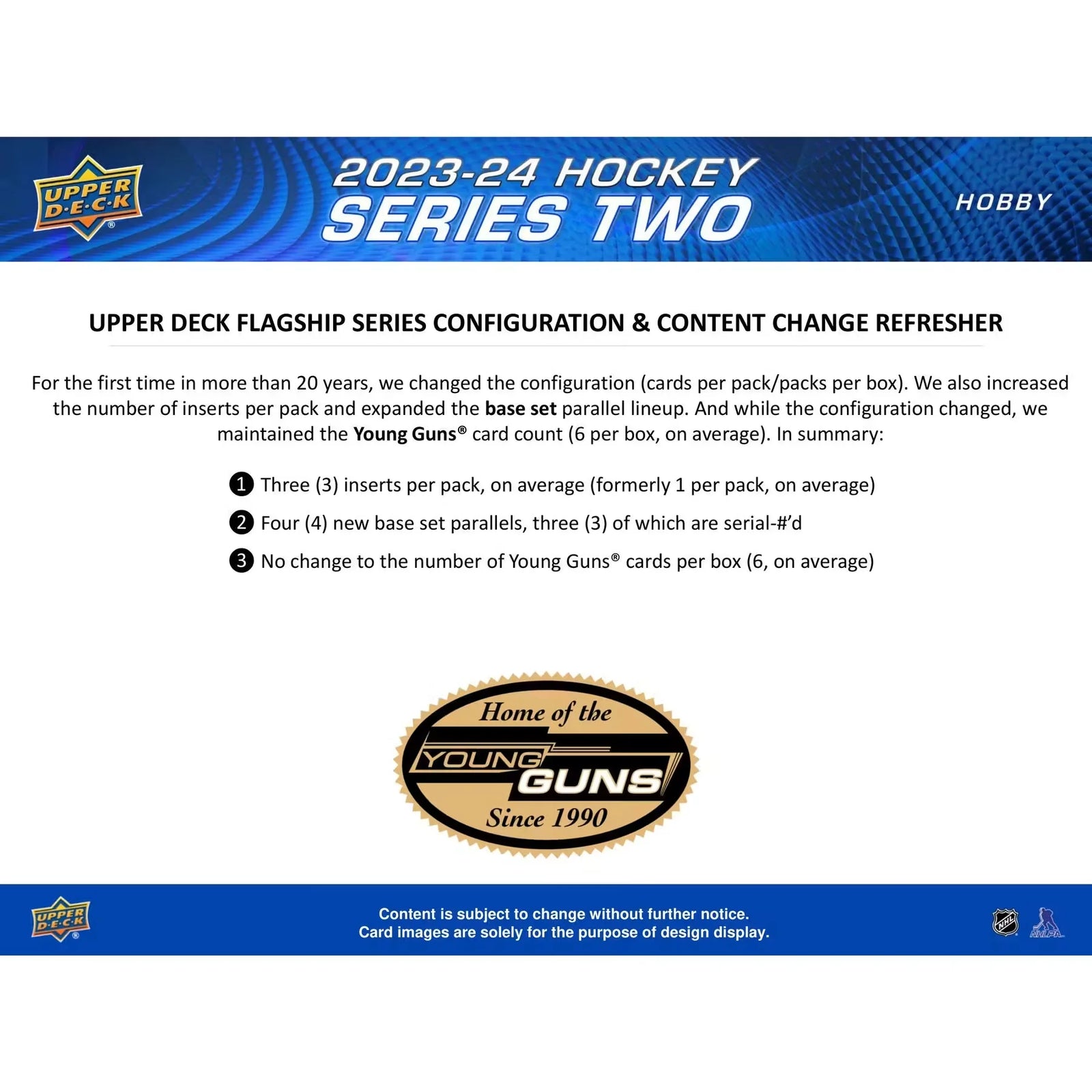 2023-24 Upper Deck Series 2 Hockey Hobby Box | 12 Packs (Ships Sealed Only)