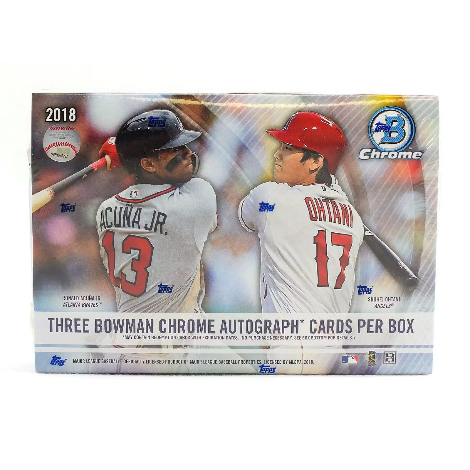 2018 Bowman Chrome Baseball HTA Choice Box (Ships Sealed Only)