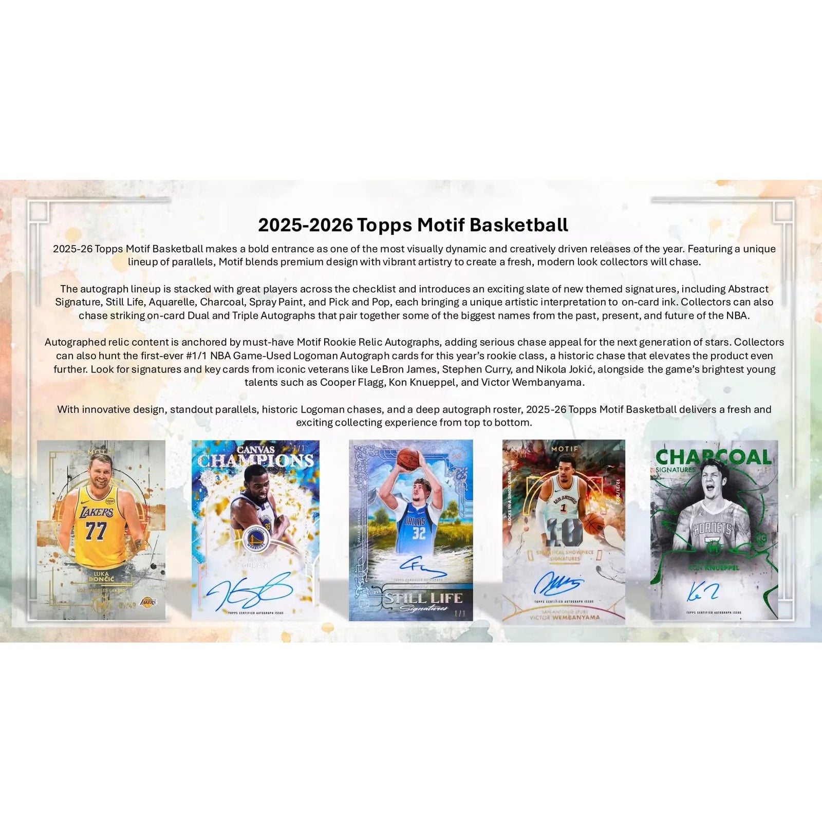 2025-26 Topps Motif Basketball Hobby Box (Ships Sealed Only) - D