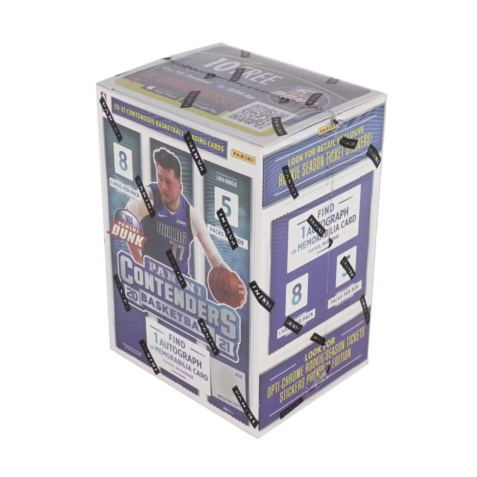 2020-21 Panini Contenders Basketball Blaster Box (Ships Sealed Only)