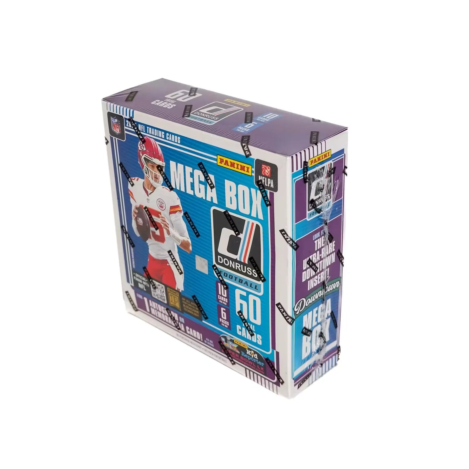 2025 Panini Donruss Football Mega Box | Red Wave Parallels (Ships Sealed Only)