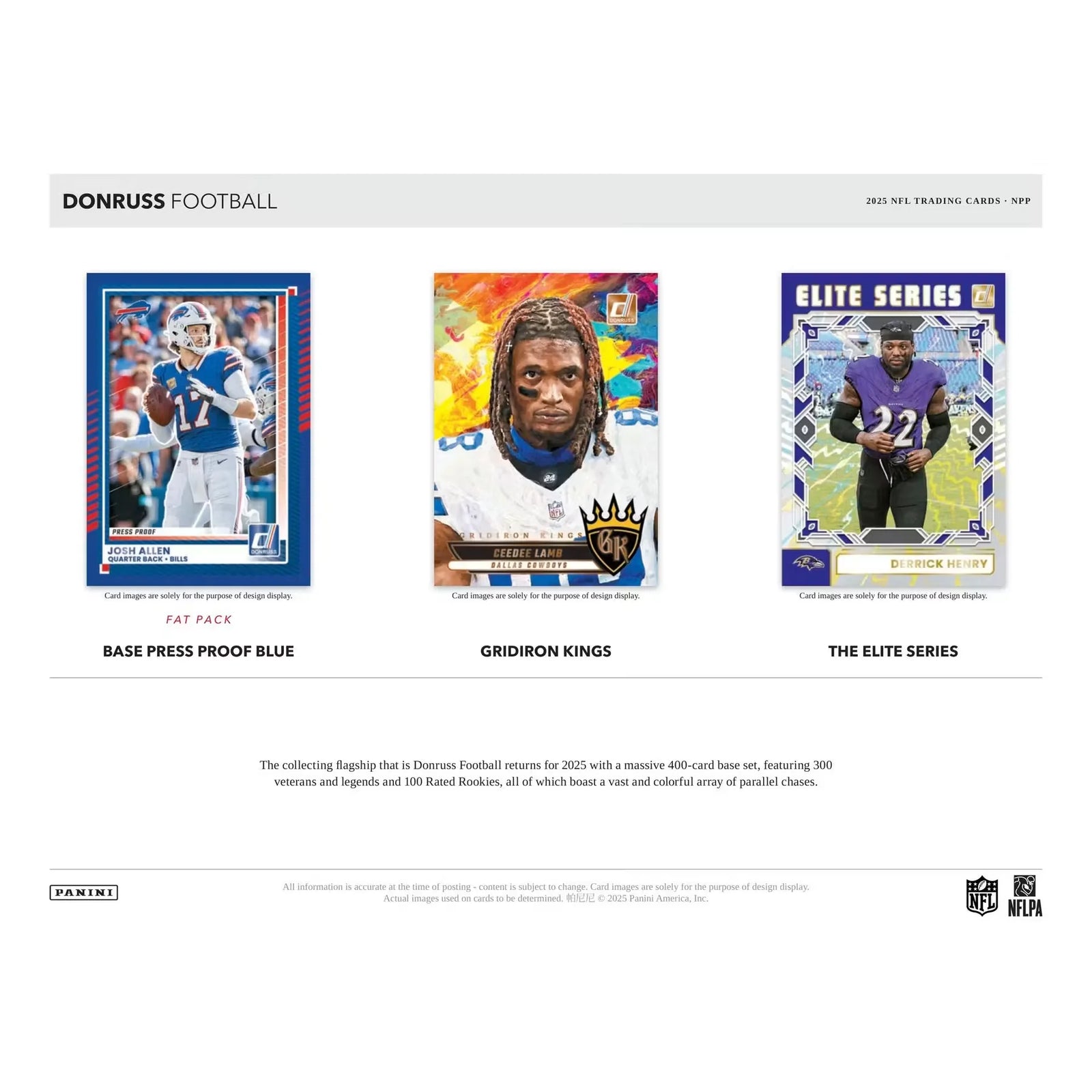 2025 Panini Donruss Football Mega Box | Red Wave Parallels (Ships Sealed Only)