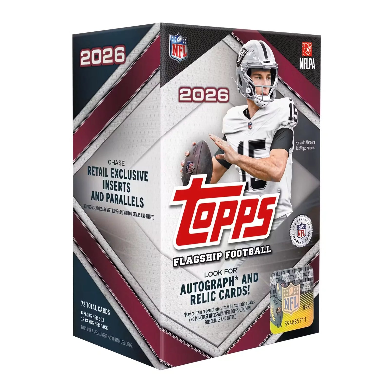 2026 Topps Football Blaster 40-Box Case | 40 Boxes (Ships Sealed Only)