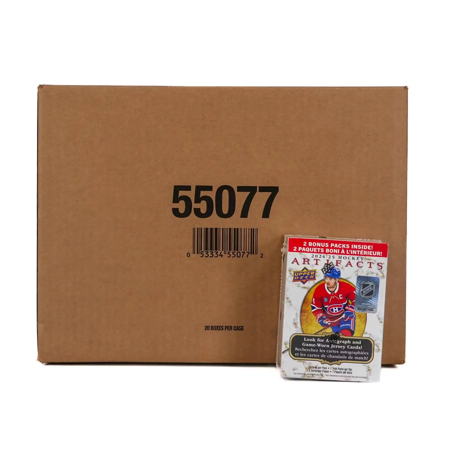 2024-25 Upper Deck Artifacts Hockey Blaster 20-Box Case (Ships Sealed Only)