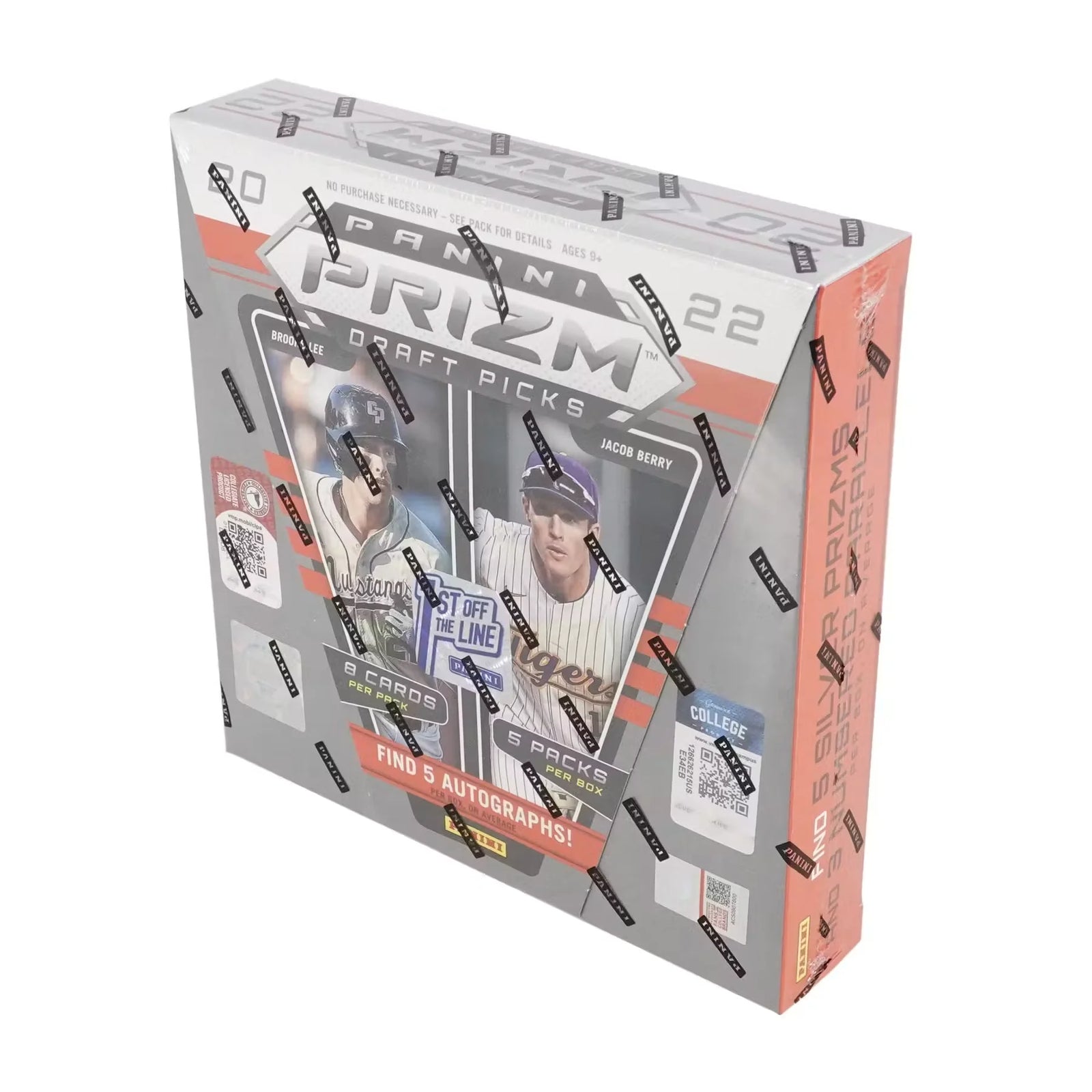 2022 Panini Prizm Draft Picks Baseball FOTL Hobby Box (Ships Sealed Only) - D