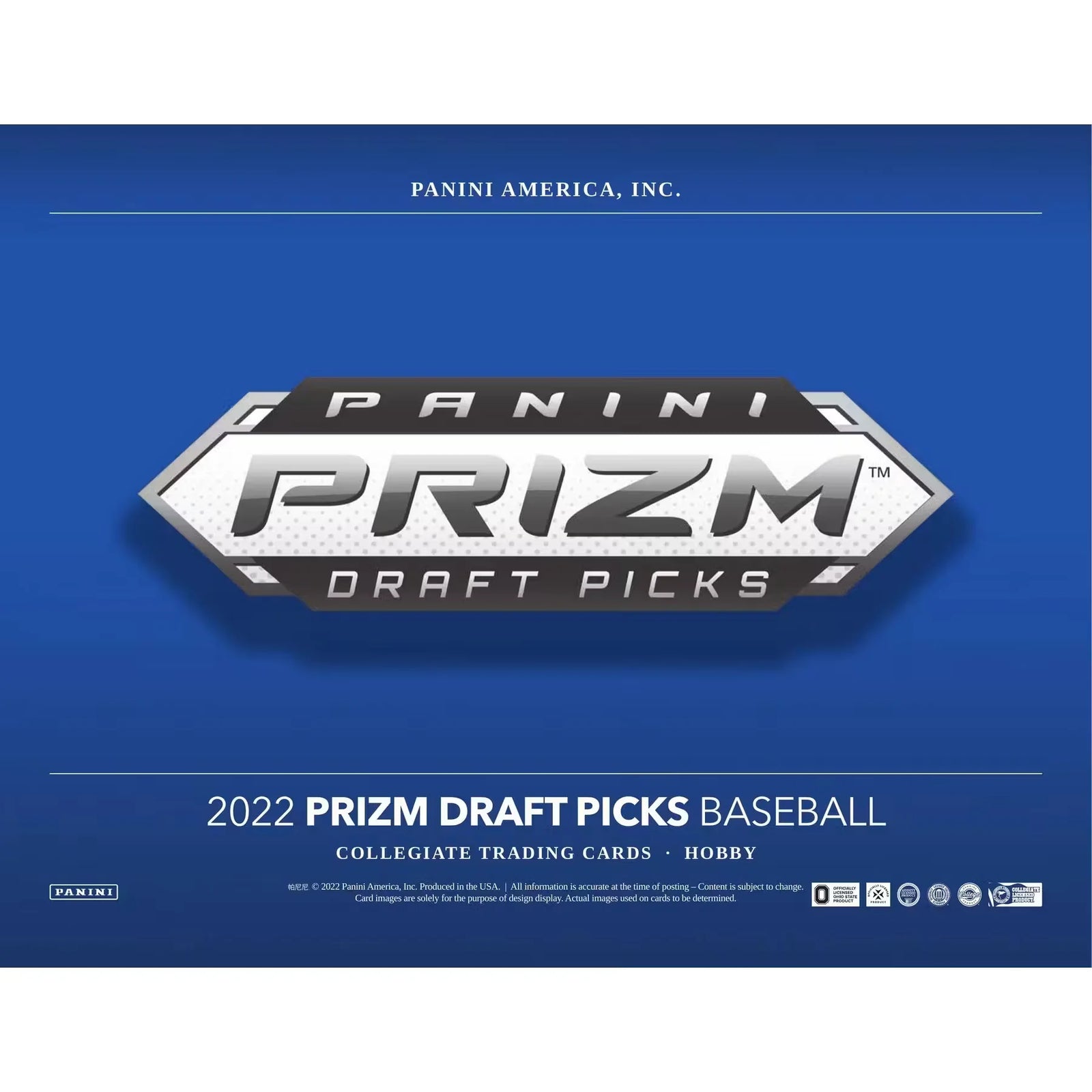 2022 Panini Prizm Draft Picks Baseball FOTL Hobby Box (Ships Sealed Only) - D