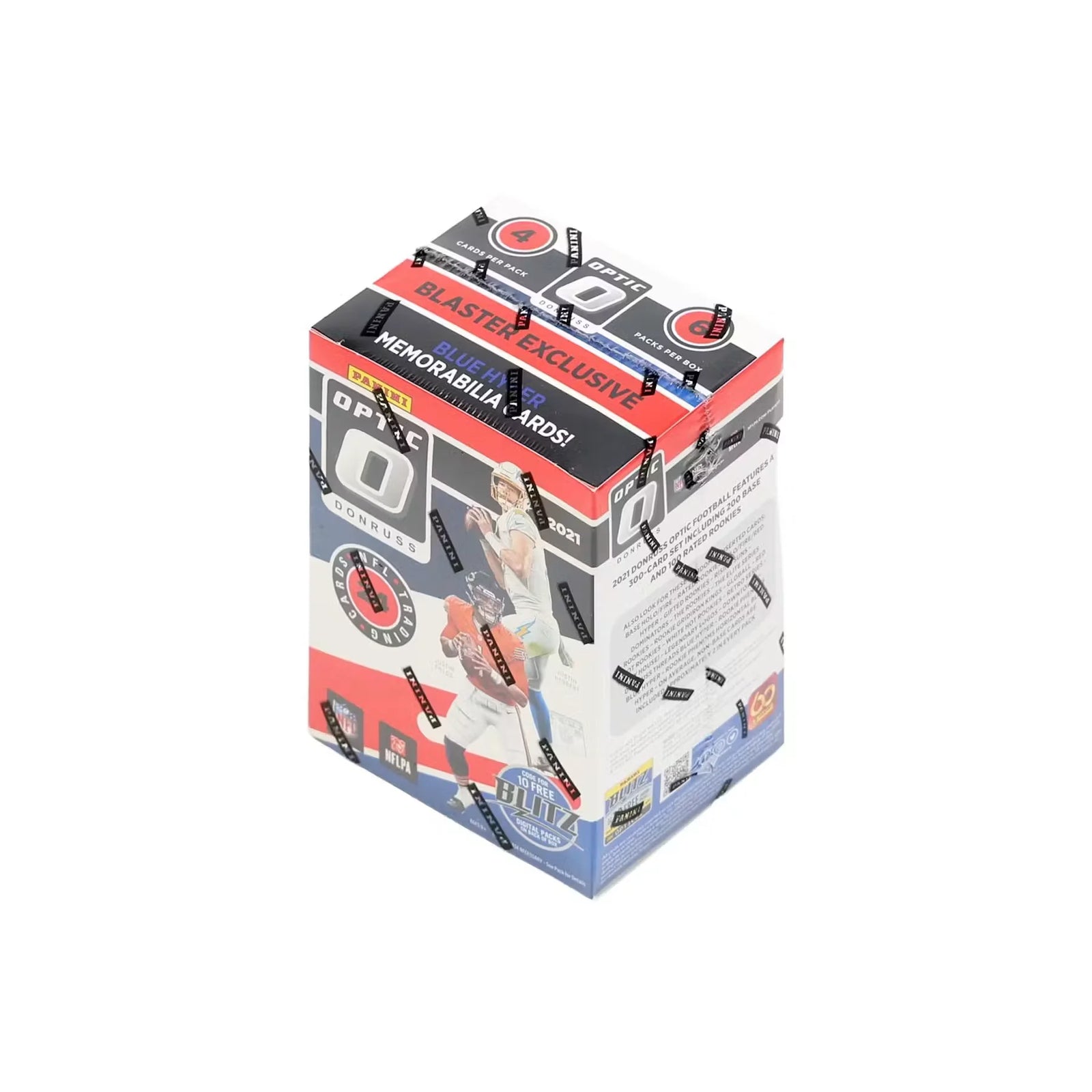 2021 Panini Donruss Optic Football Blaster Box | Red Hyper Parallels (Ships Sealed Only)