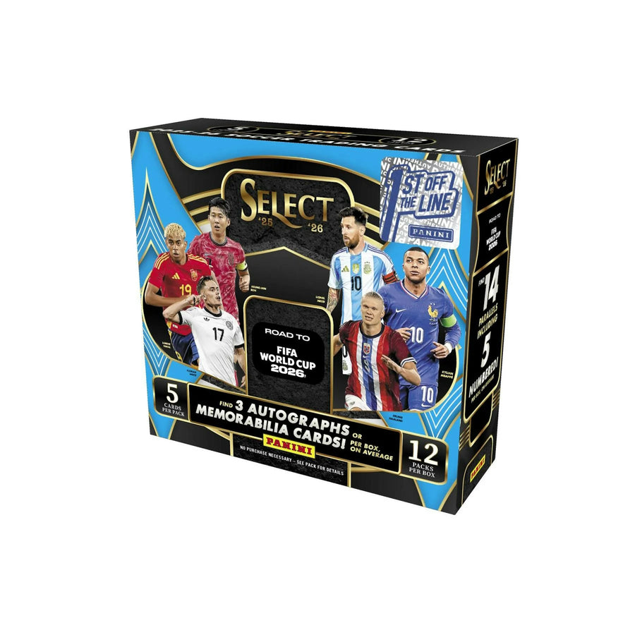 2025-26 Panini Select Road to FIFA World Cup Soccer FOTL Hobby 12-Box Case (Ships Sealed Only)