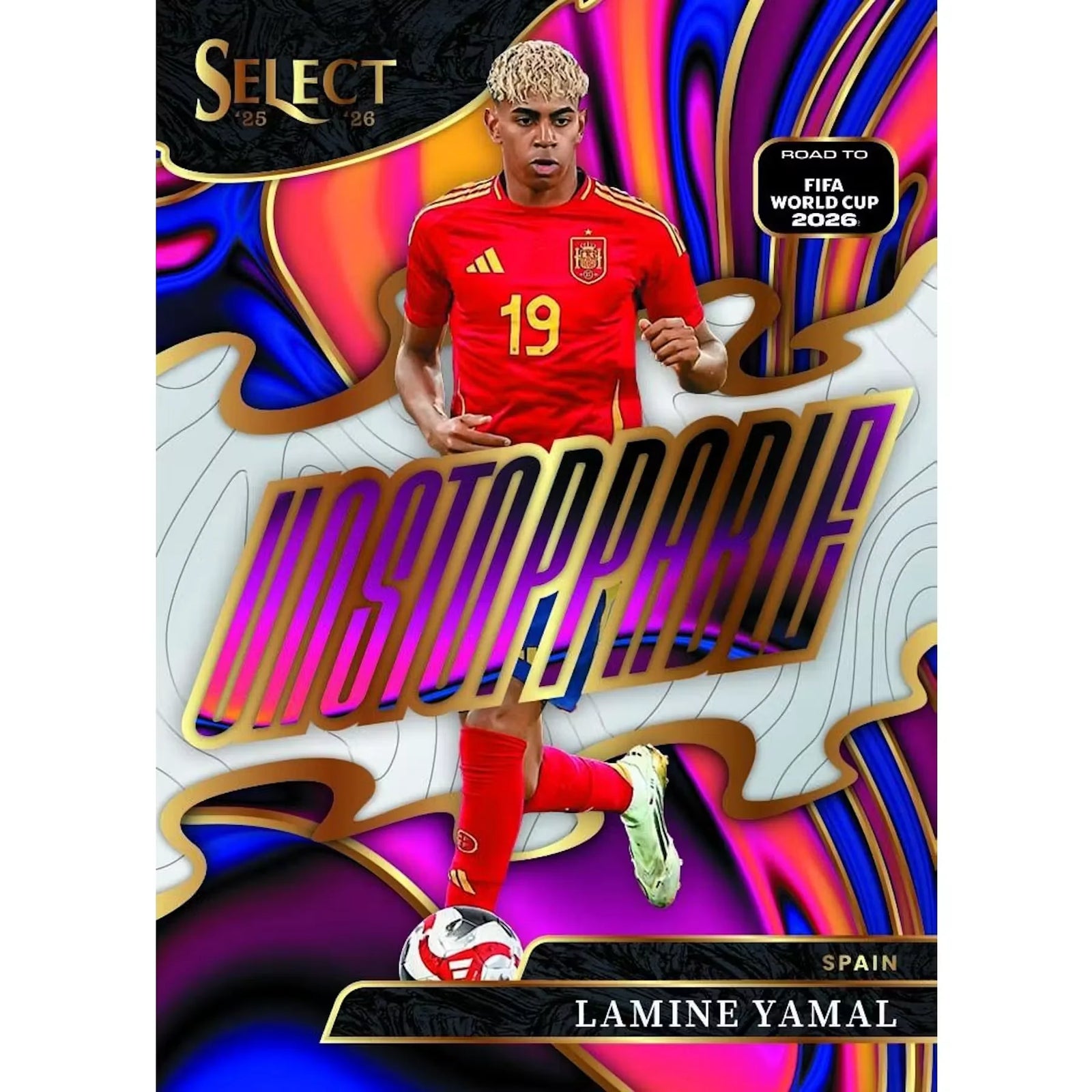 2025-26 Panini Select Road to FIFA World Cup Soccer FOTL Hobby 12-Box Case (Ships Sealed Only)