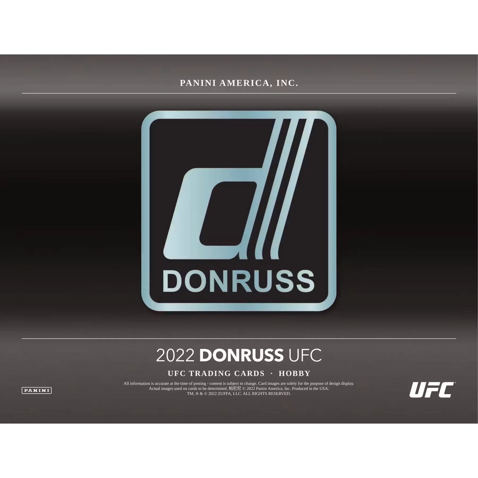 2022 Panini Donruss UFC Hobby Box | Slightly Damaged (Ships Sealed Only)