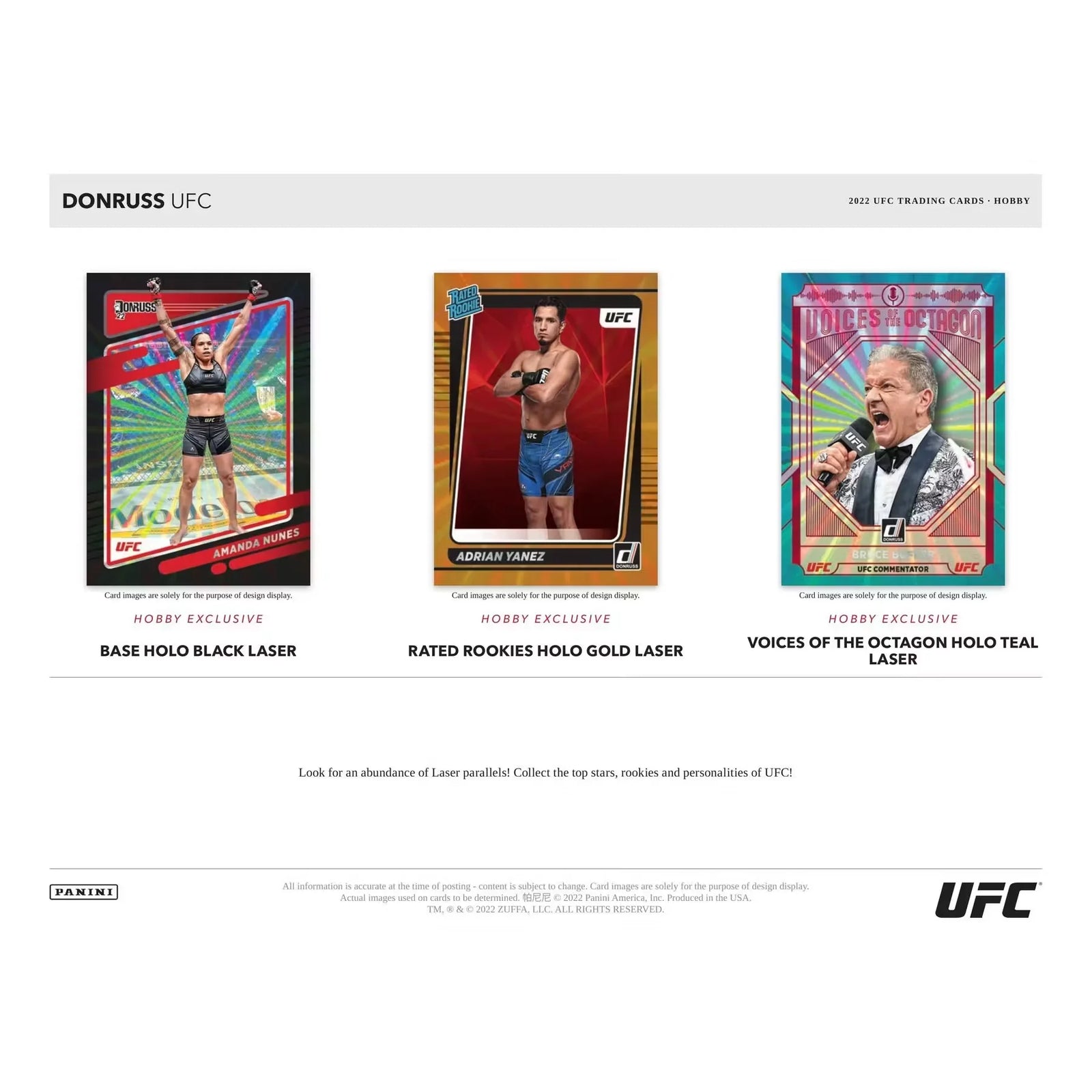 2022 Panini Donruss UFC Hobby Box | Slightly Damaged (Ships Sealed Only)