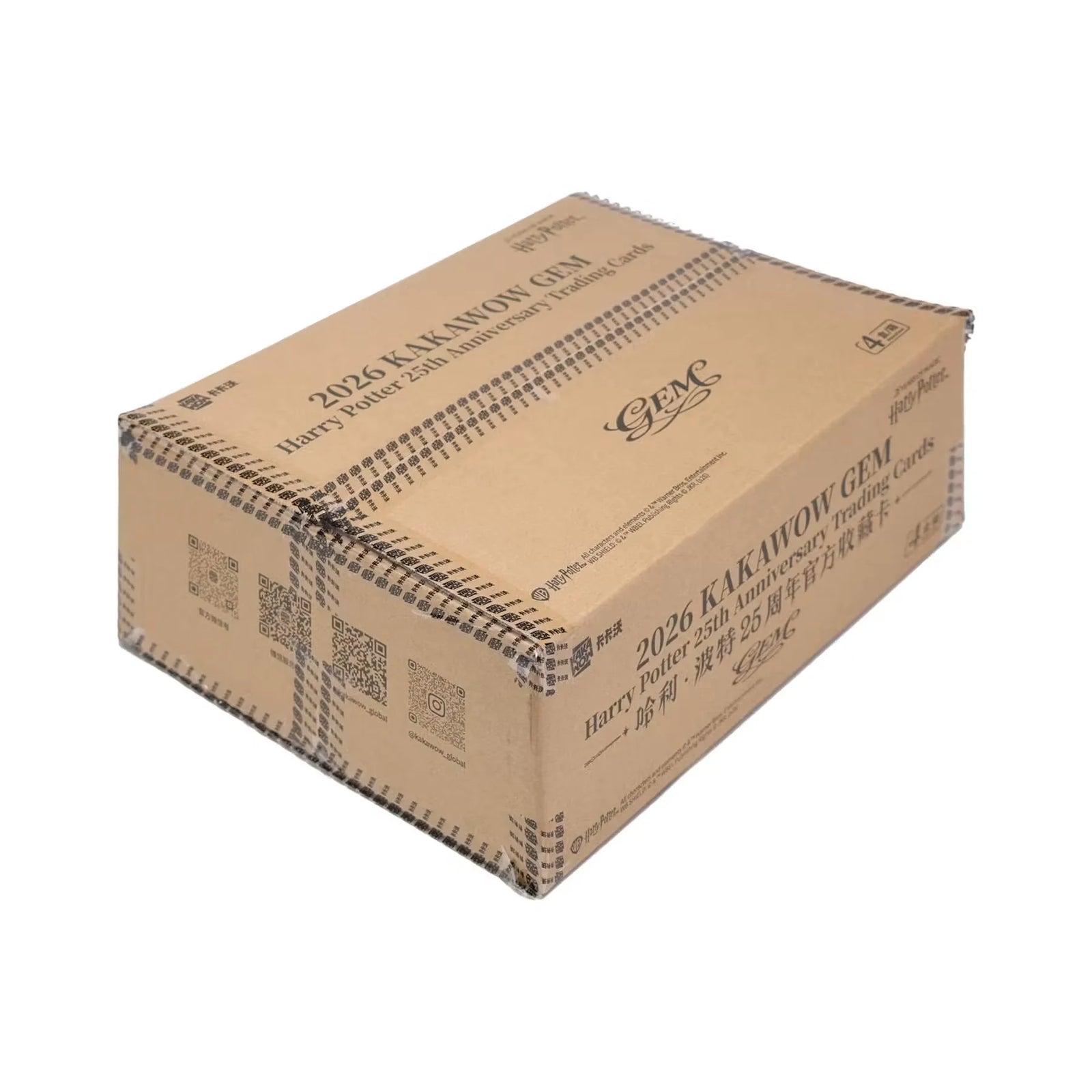 2026 Kakawow Gem Harry Potter 25th Anniversary Hobby 4-Box Case | Cast Autographs