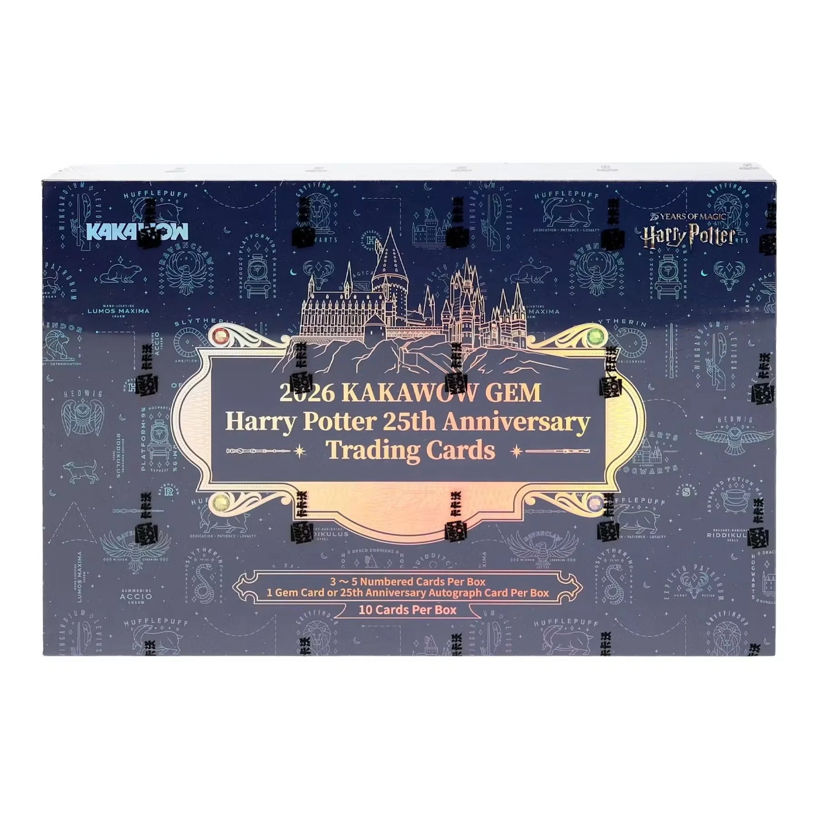 2026 Kakawow Gem Harry Potter 25th Anniversary Hobby 4-Box Case | Cast Autographs