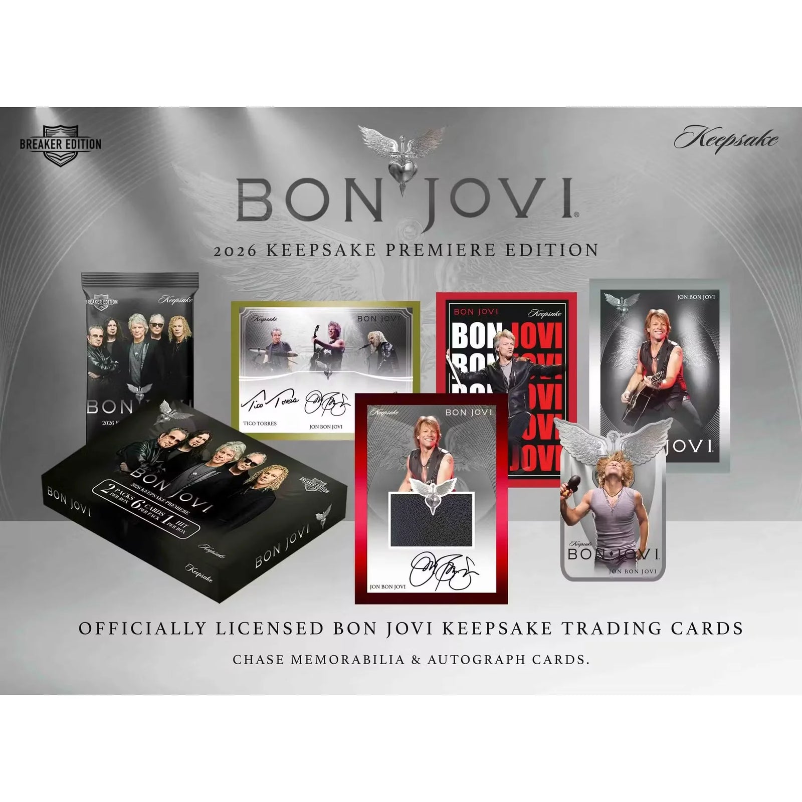 Bon Jovi 2026 Keepsake Premiere Breaker Box | Signed Cards & Relics