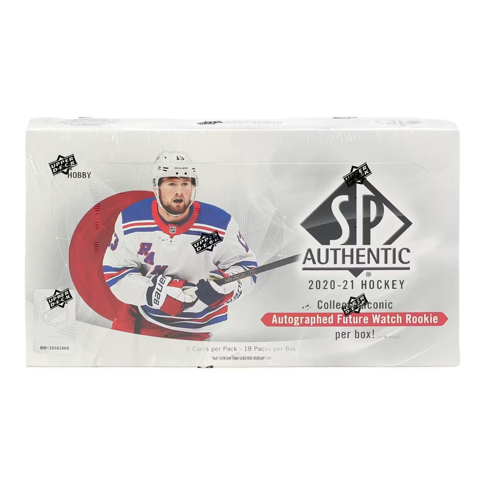 2020-21 Upper Deck SP Authentic Hockey Hobby 16-Box Case (Ships Sealed Only) - D