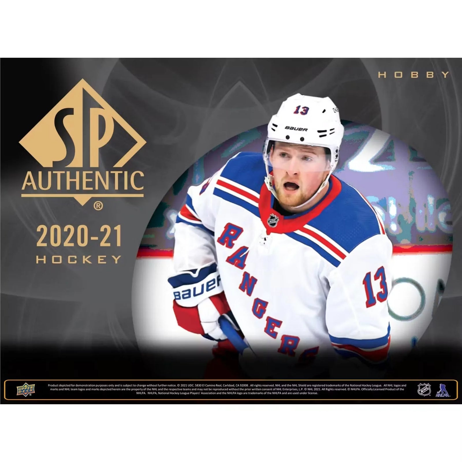 2020-21 Upper Deck SP Authentic Hockey Hobby 16-Box Case (Ships Sealed Only) - D