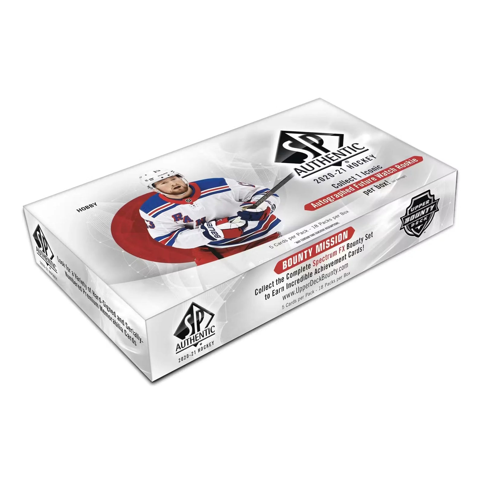 2020-21 Upper Deck SP Authentic Hockey Hobby Box (Ships Sealed Only) - D