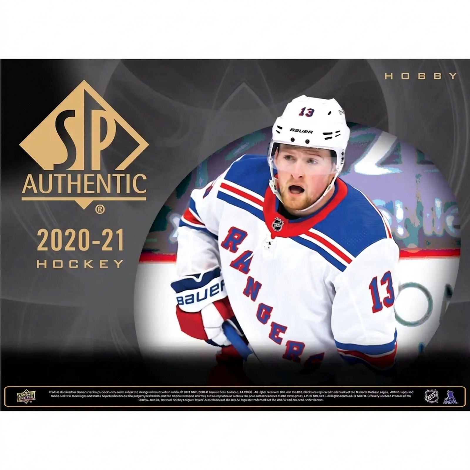 2020-21 Upper Deck SP Authentic Hockey Hobby Box (Ships Sealed Only) - D