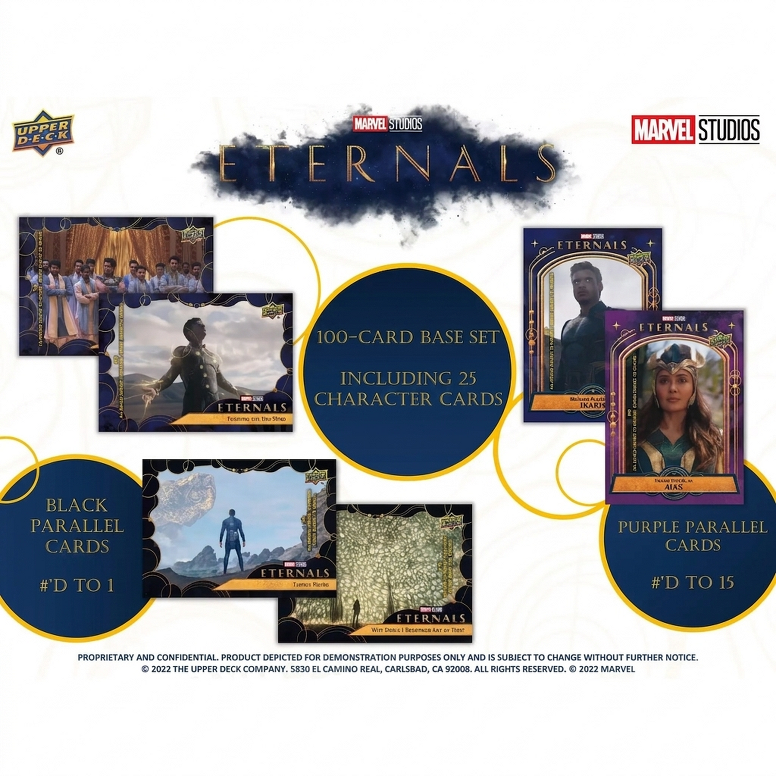 2023 Upper Deck Marvel Studios Eternals Hobby 12-Box Case (Ships Sealed Only)