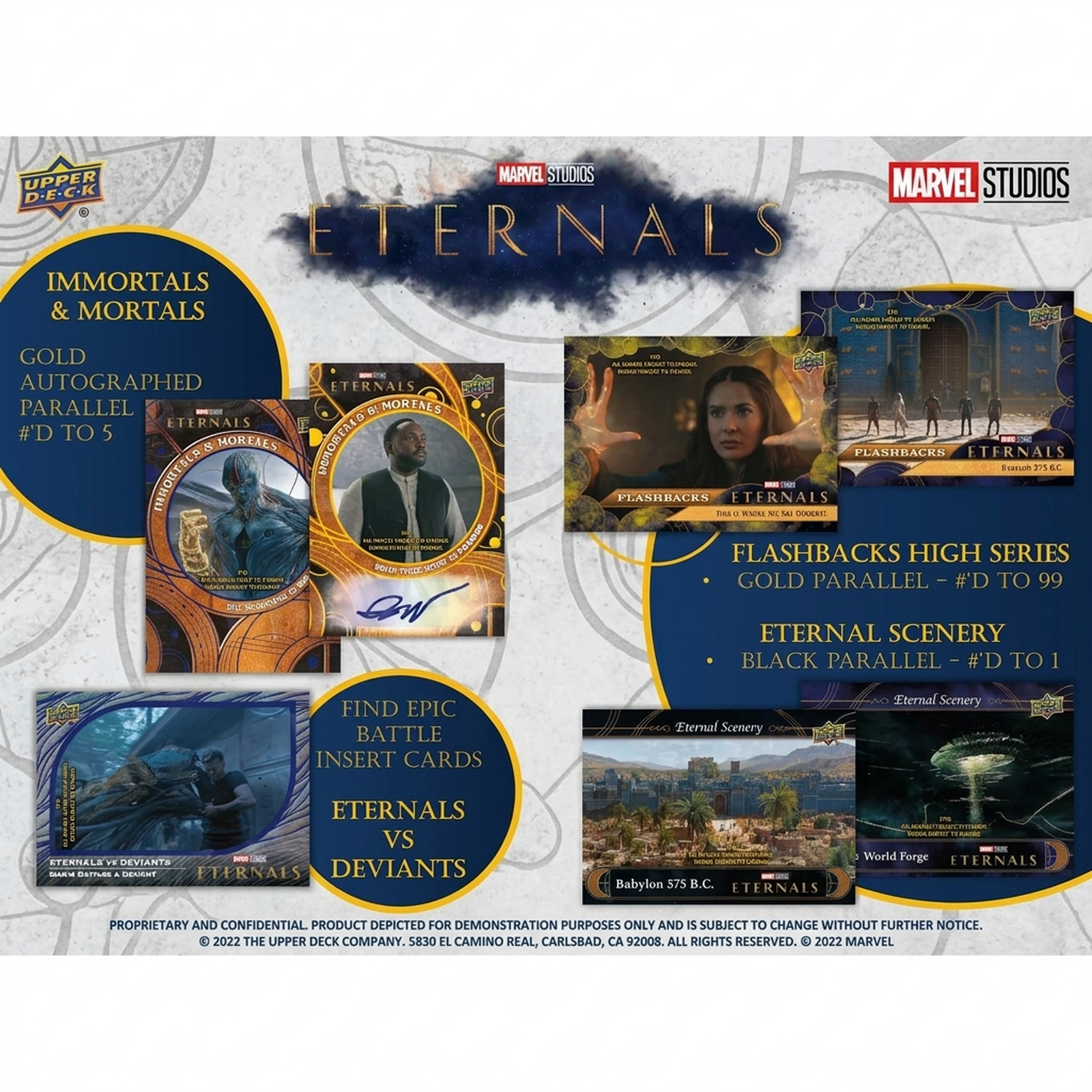 2023 Upper Deck Marvel Studios Eternals Hobby 12-Box Case (Ships Sealed Only)