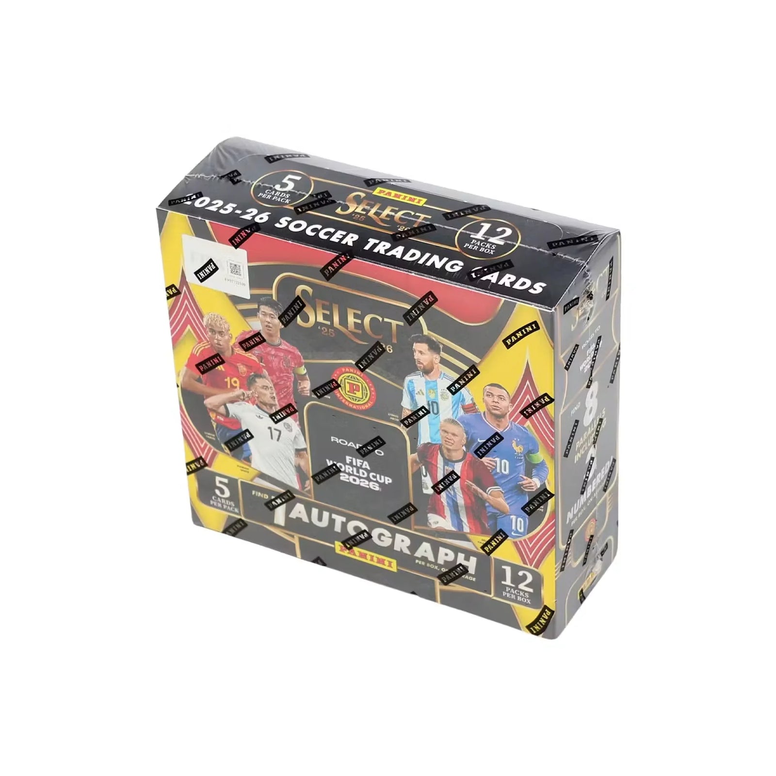 2025-26 Panini Select Road to FIFA World Cup Soccer | Hobby International 12-Box Case (Ships Sealed Only)