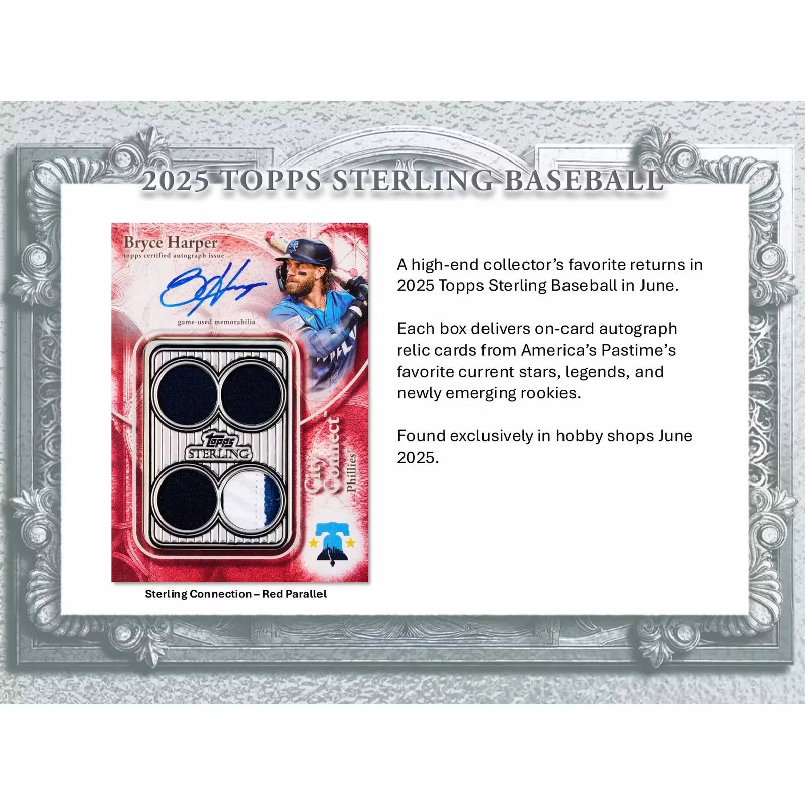 2025 Topps Sterling Baseball Hobby Box (Ships Sealed Only)