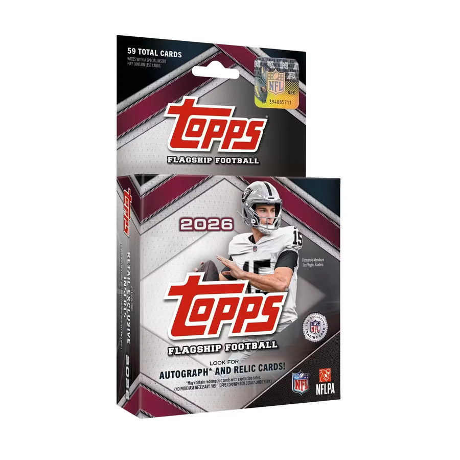 2026 Topps Football Hanger Box | 59 Cards (Ships Sealed Only)