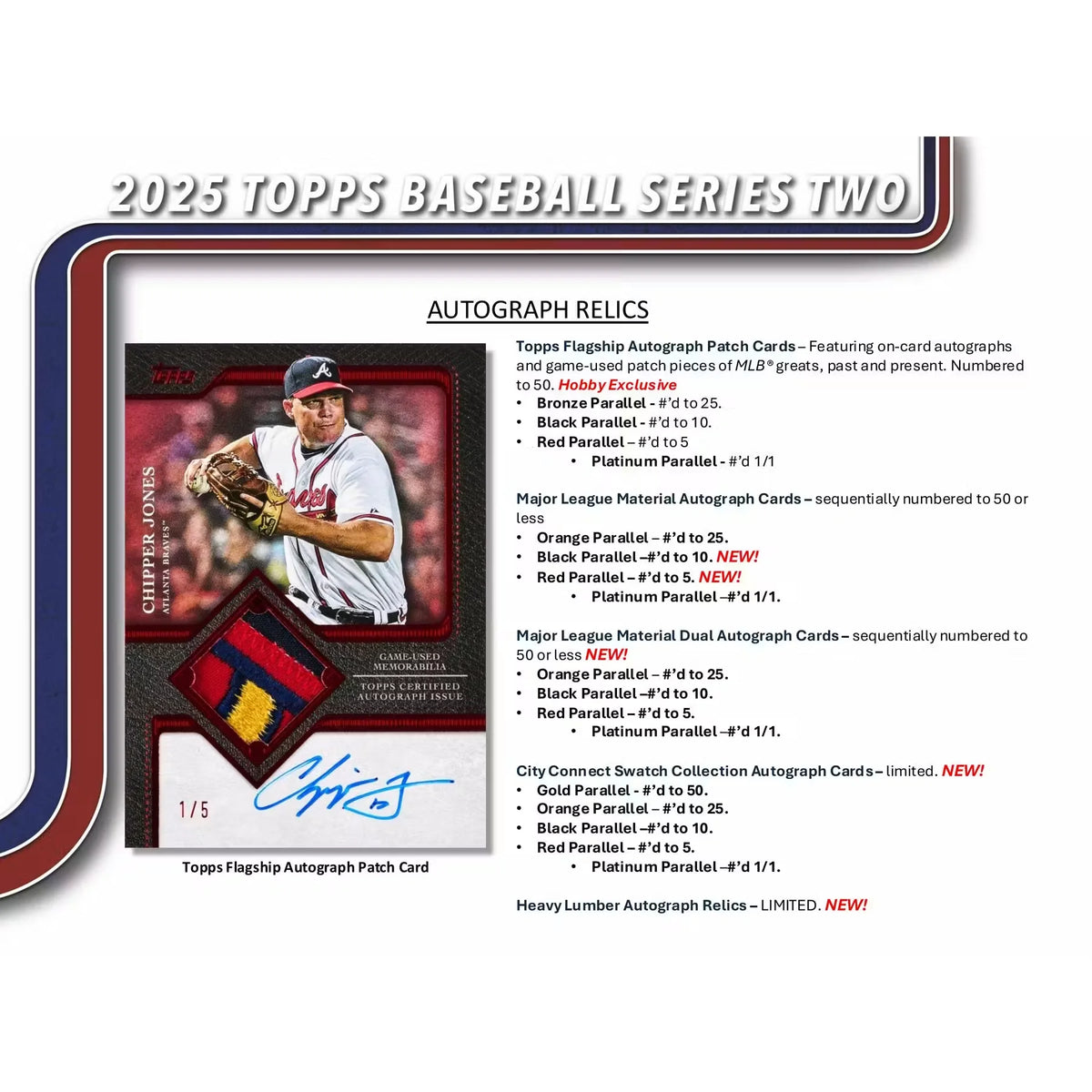 2025 Topps Series 2 Fest NYC Exclusive Baseball Hobby Box (Ships Sealed Only)