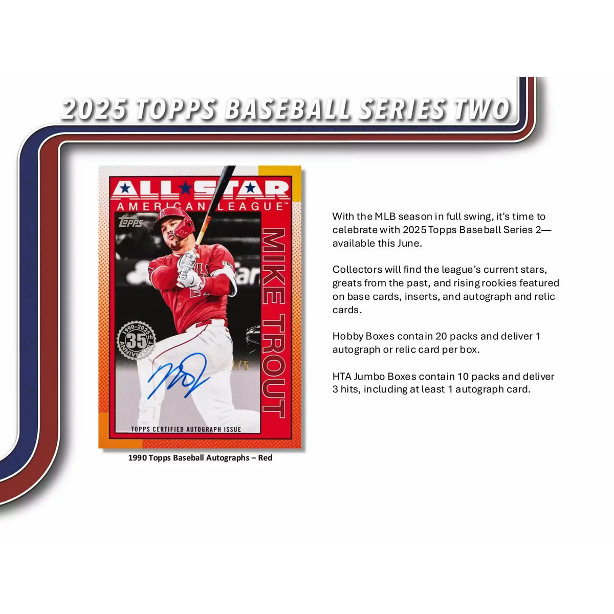2025 Topps Series 2 Fest NYC Exclusive Baseball Hobby Box (Ships Sealed Only)