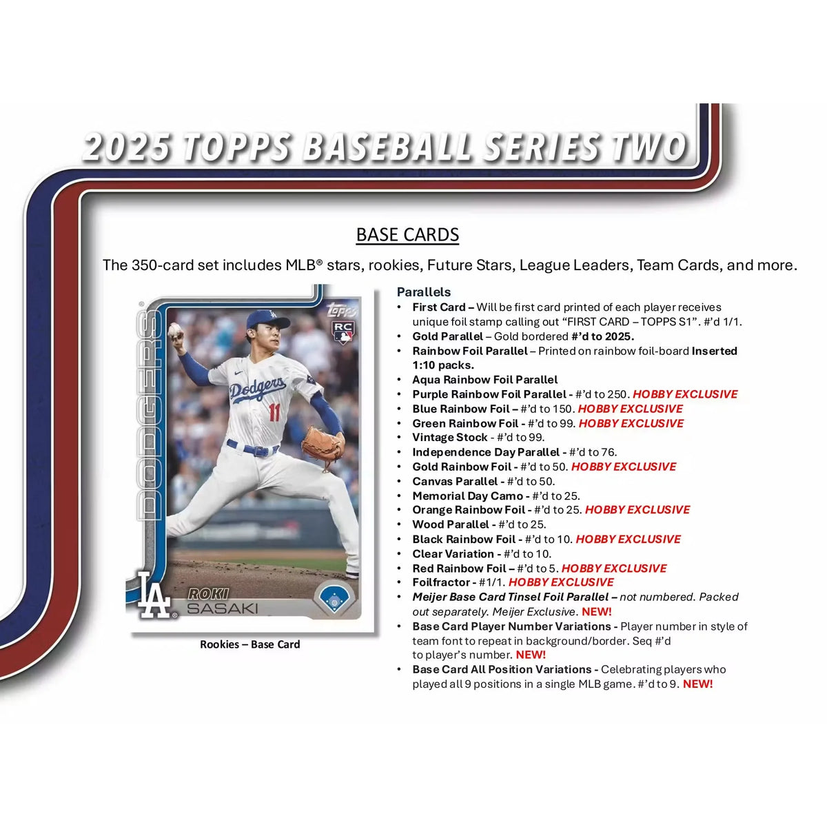 2025 Topps Series 2 Fest NYC Exclusive Baseball Hobby Box (Ships Sealed Only)