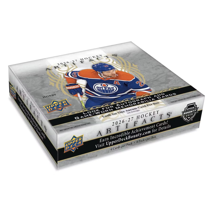 2026-27 Upper Deck Artifacts Hockey Hobby 20-Box Case | Presell (Ships Sealed Only)